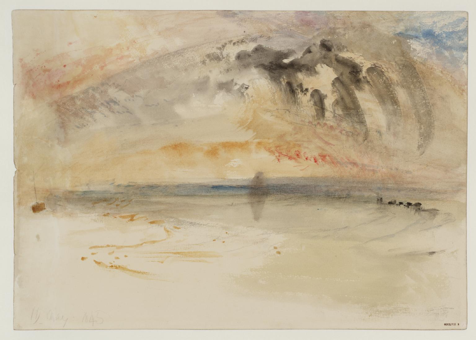A Beach ?near the Tour de Croy, Wimereux by Joseph Mallord William Turner