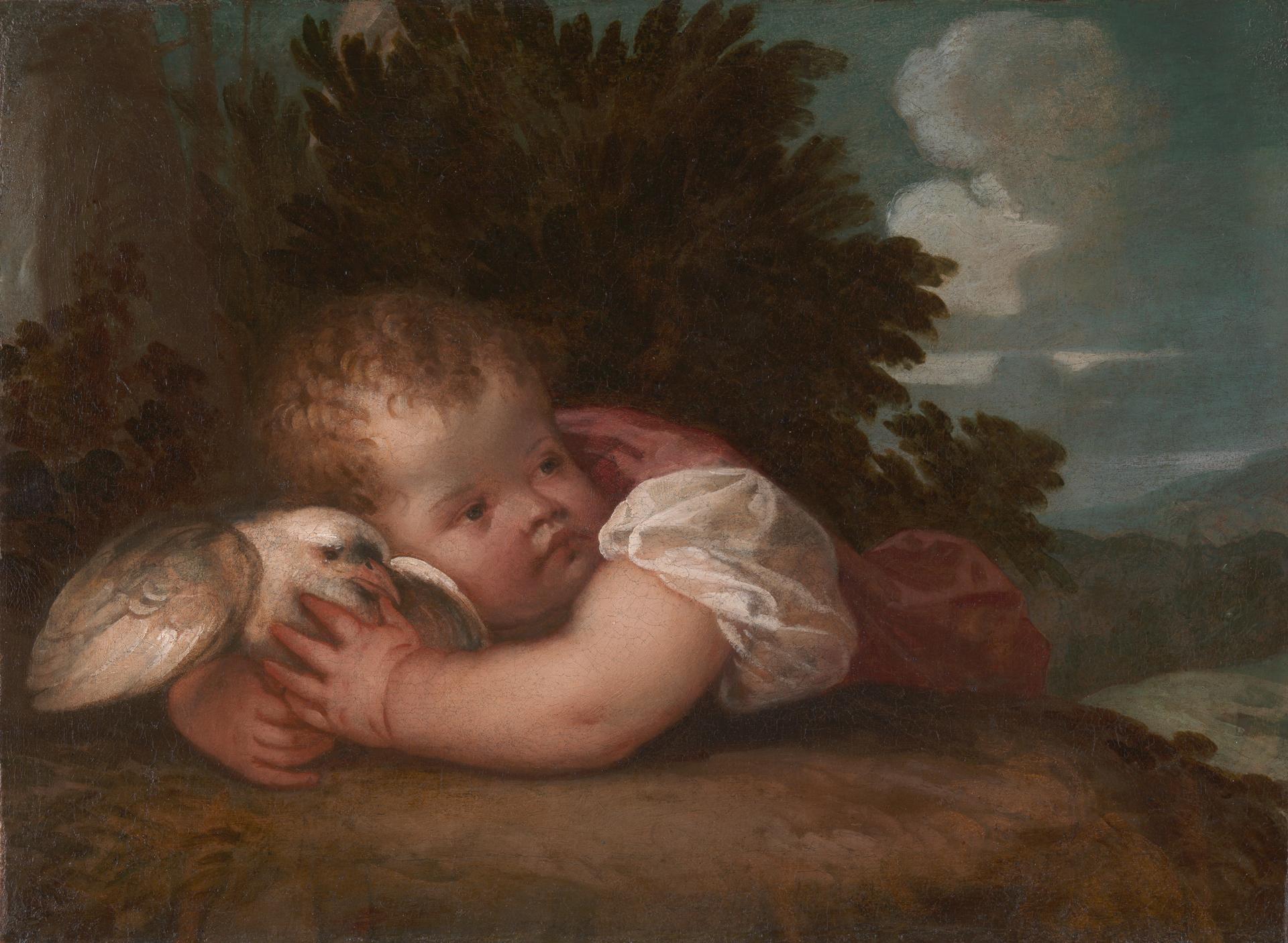 A Boy with a Bird by Titian