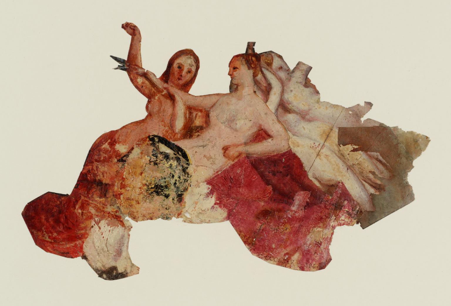 A Group of Partly Draped Female Figures, Possibly the Fates from ‘The Golden Bough’ by Joseph Mallord William Turner
