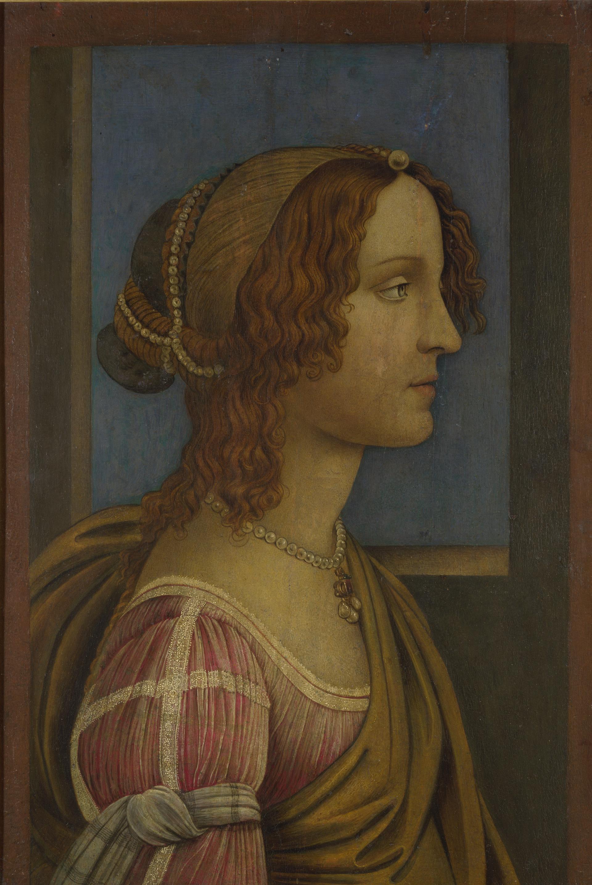 A Lady in Profile by Sandro Botticelli
