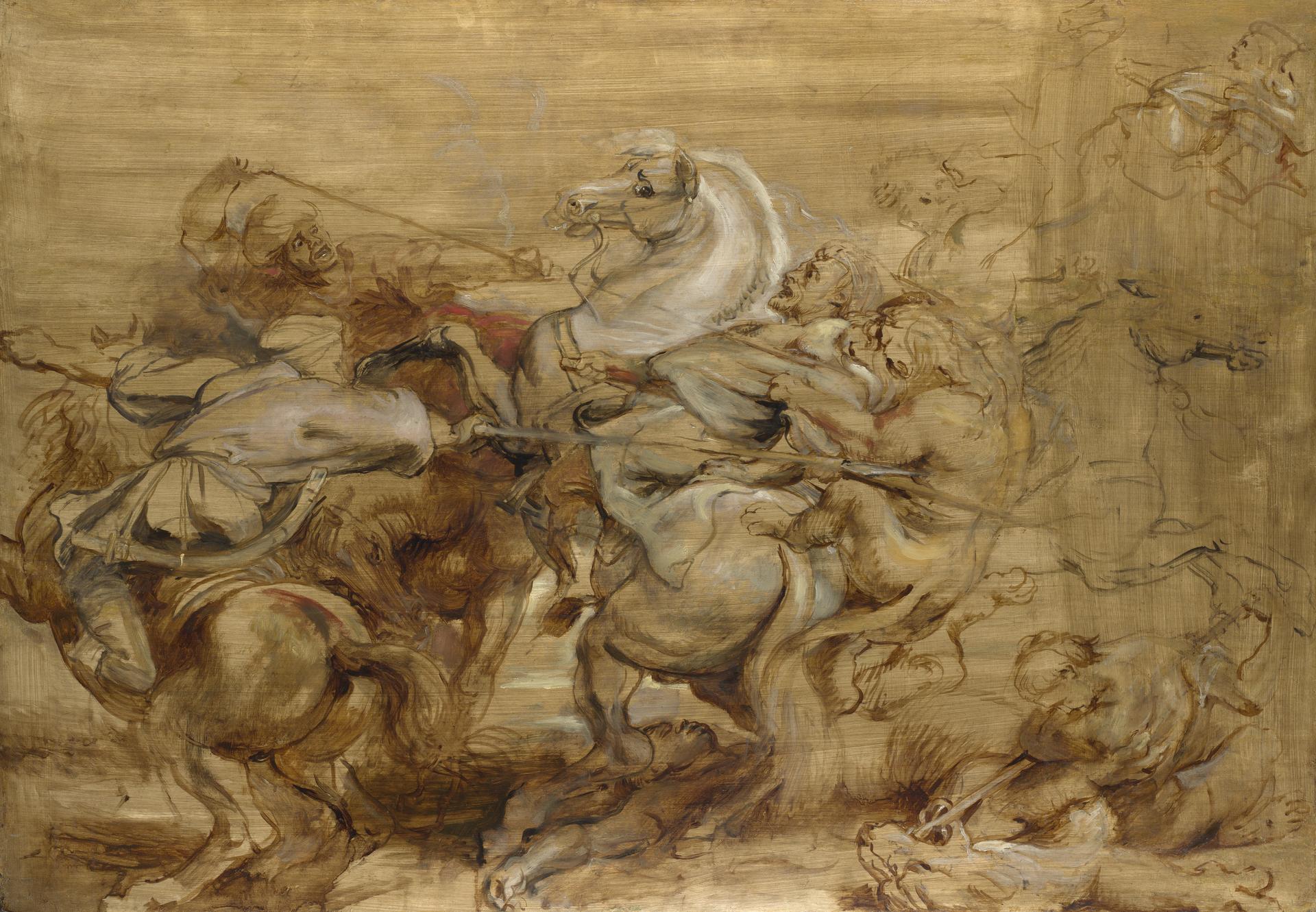 A Lion Hunt by Peter Paul Rubens