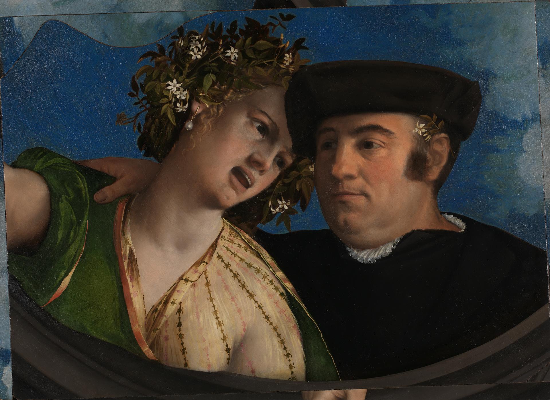 A Man embracing a Woman by Dosso Dossi