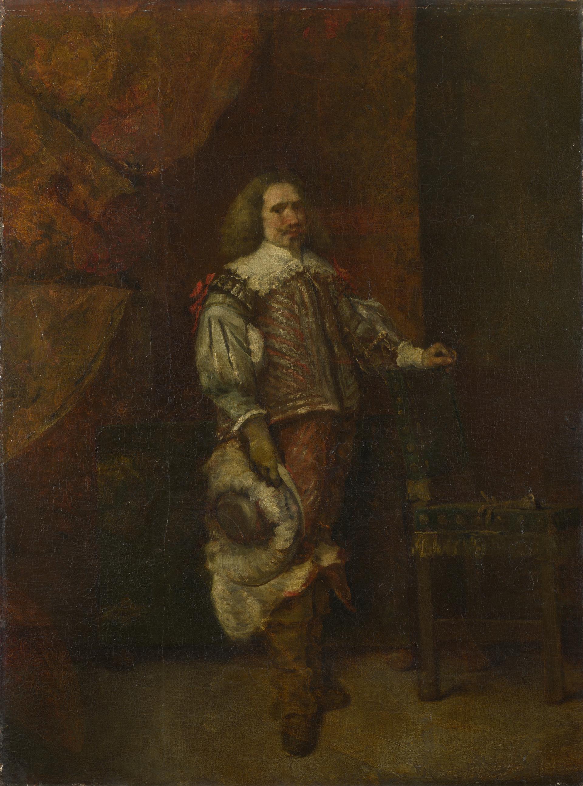 A Man in 17th-Century Spanish Costume by Ignacio de Leon y Escosura