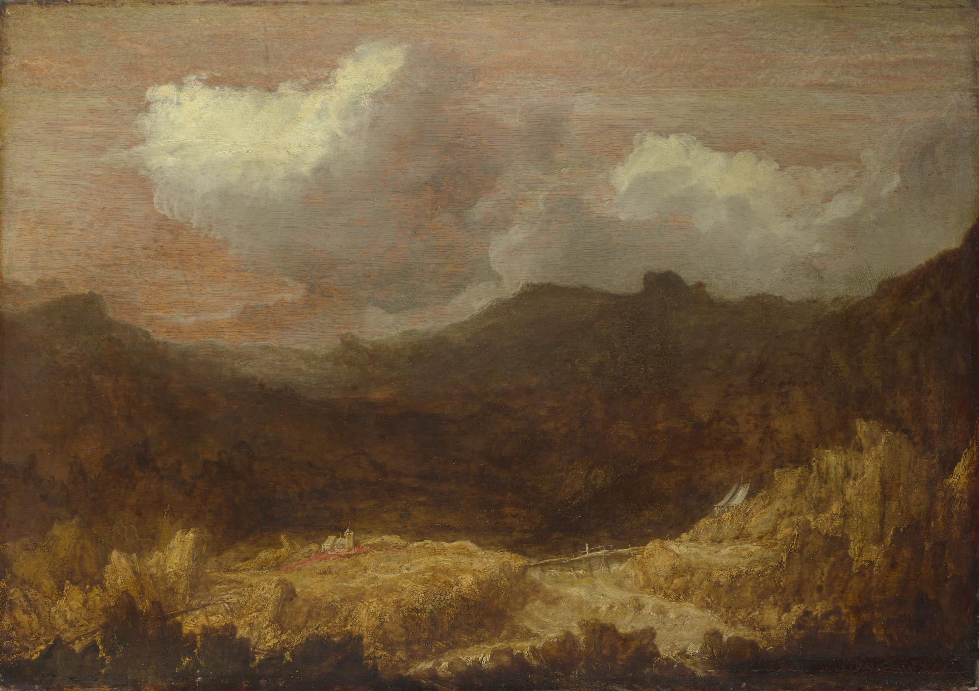 A Mountainous Landscape by Hercules Segers