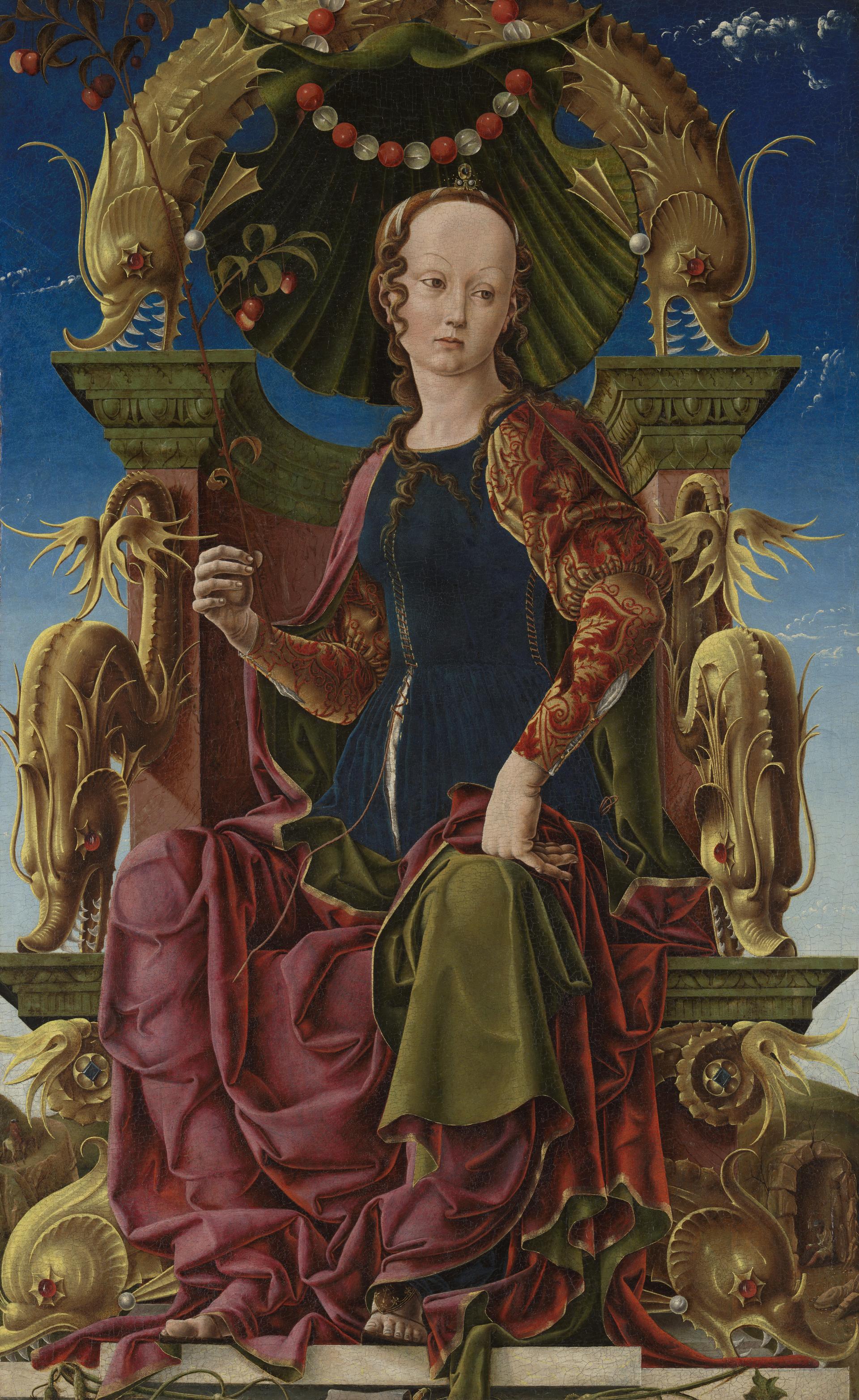 A Muse (Calliope?) by Cosimo Tura