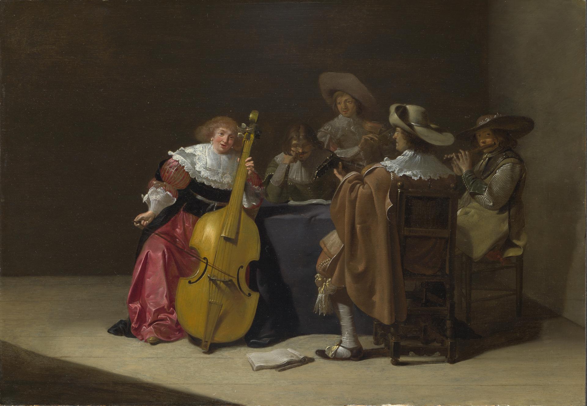 A Musical Party by Jan Olis