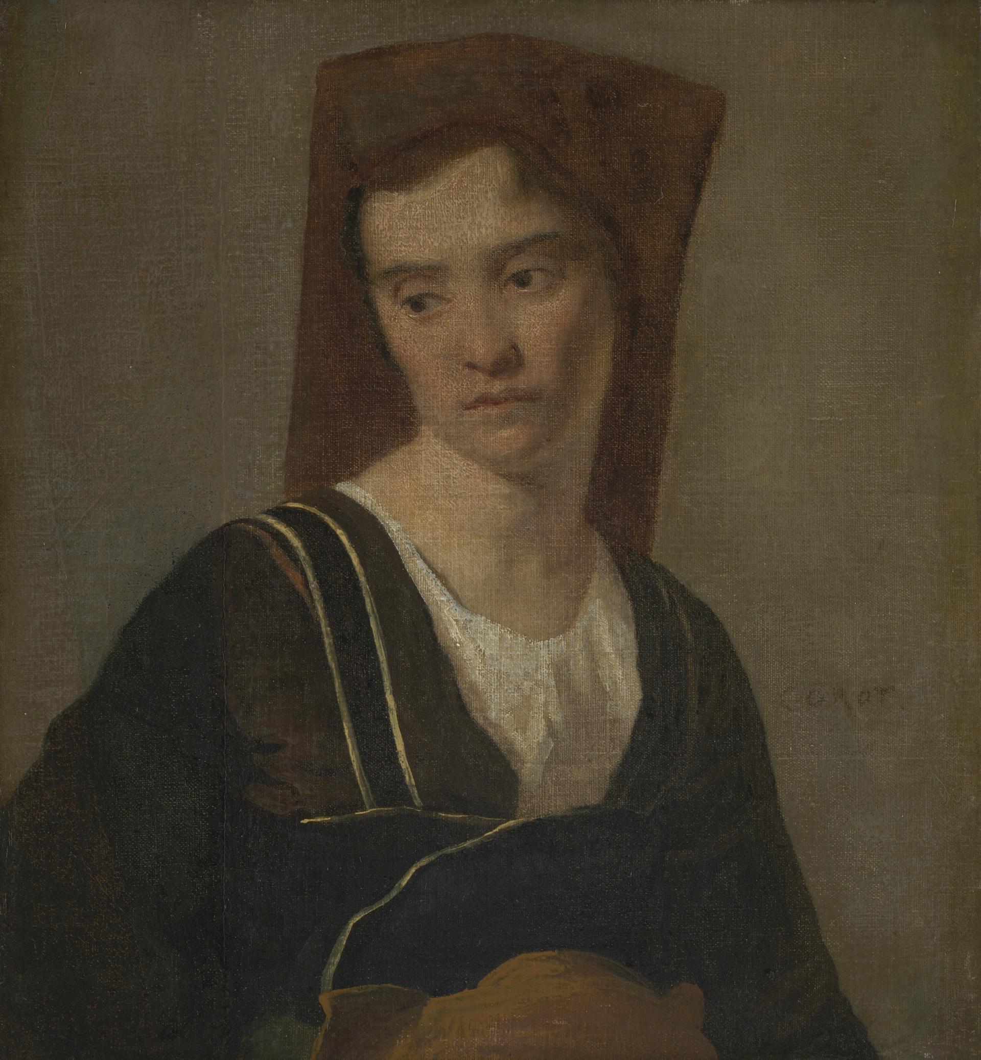 A Peasant Woman by Jean-Baptiste-Camille Corot