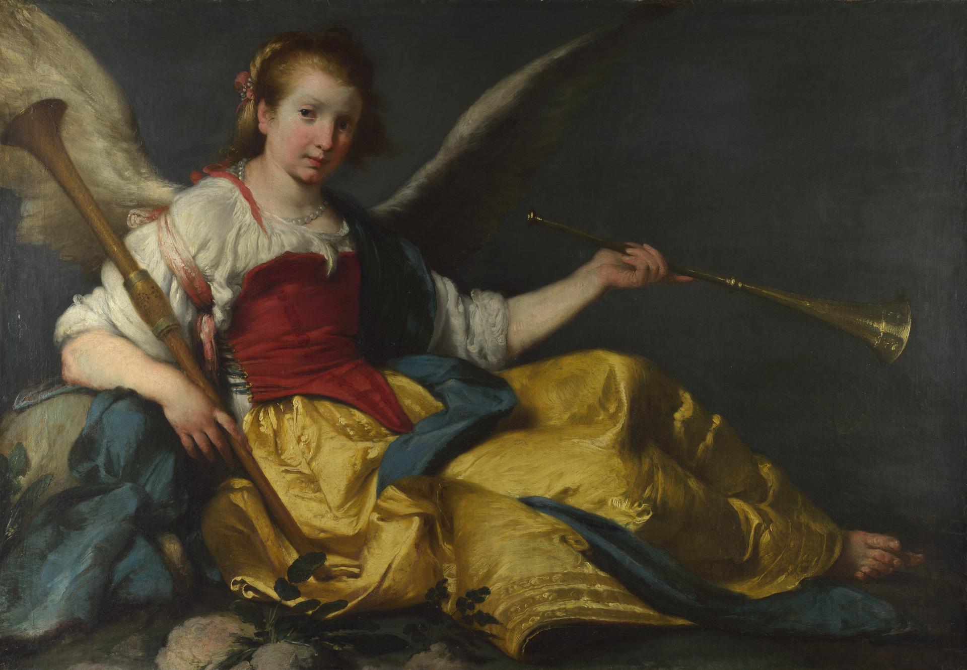 A Personification of Fame by Bernardo Strozzi