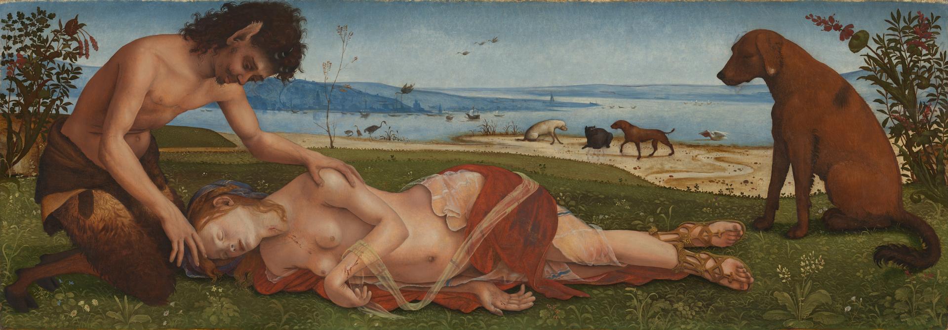 A Satyr mourning over a Nymph by Piero di Cosimo