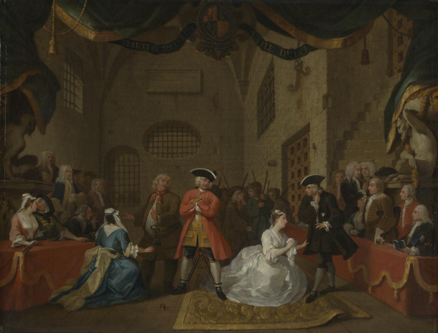 A Scene from ‘The Beggar’s Opera’ VI by William Hogarth