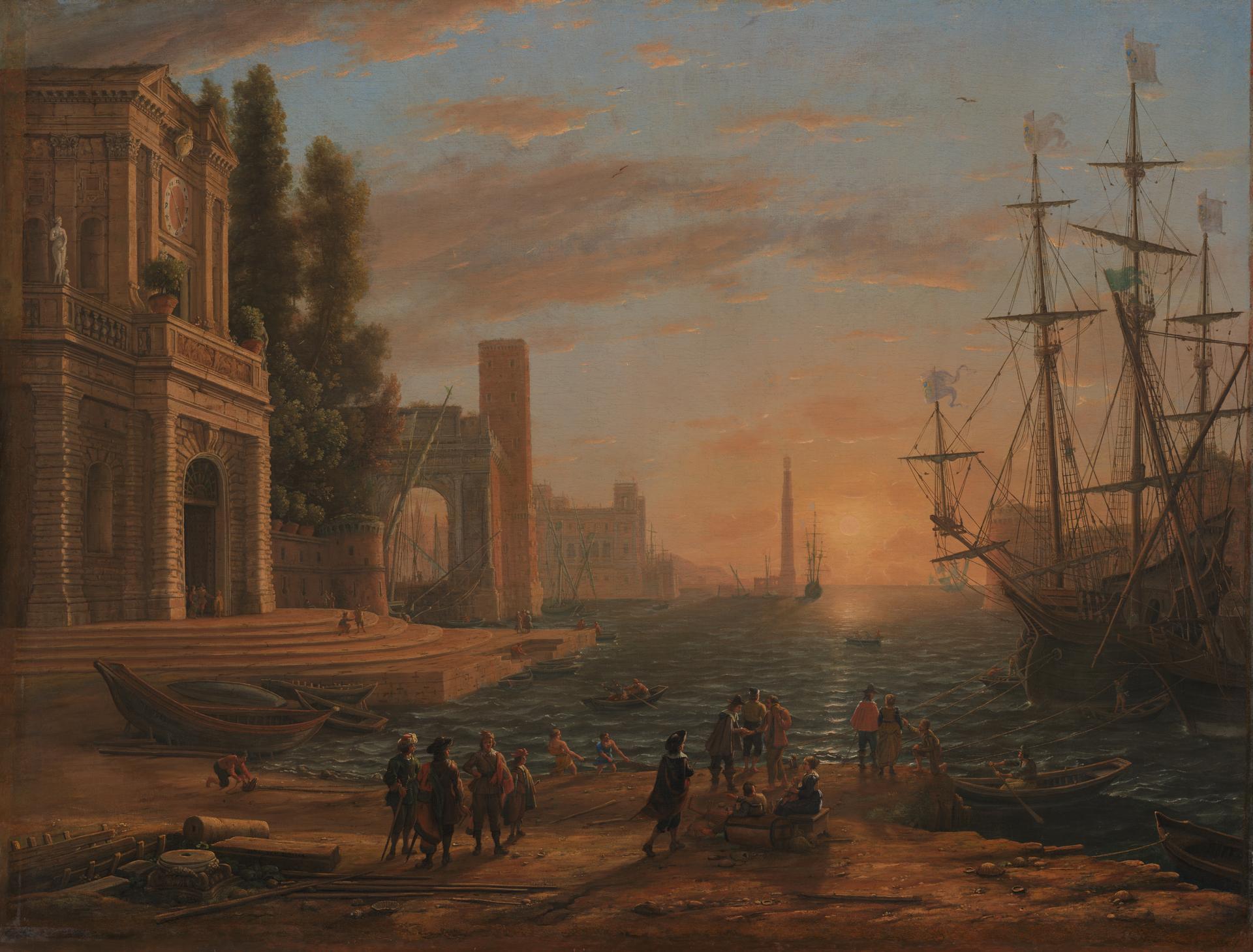 A Seaport by Claude