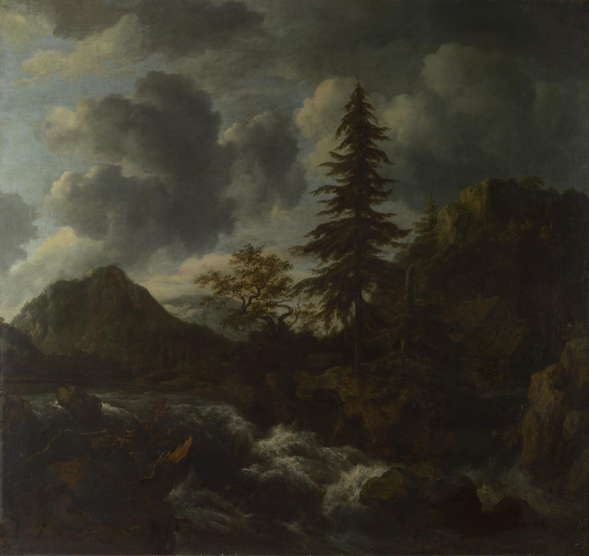A Torrent in a Mountainous Landscape by Jacob van Ruisdael