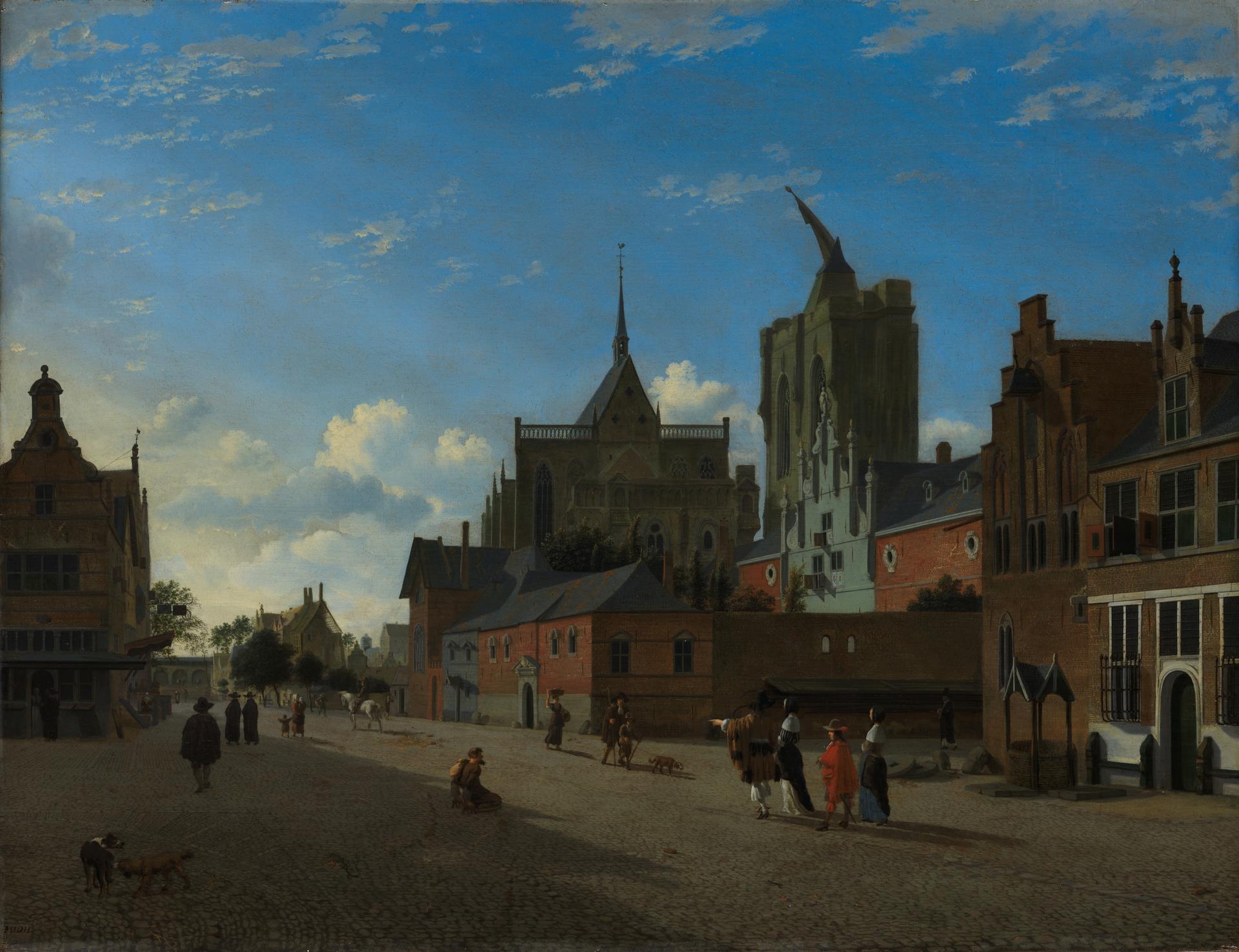 A View in Cologne by Jan van der Heyden