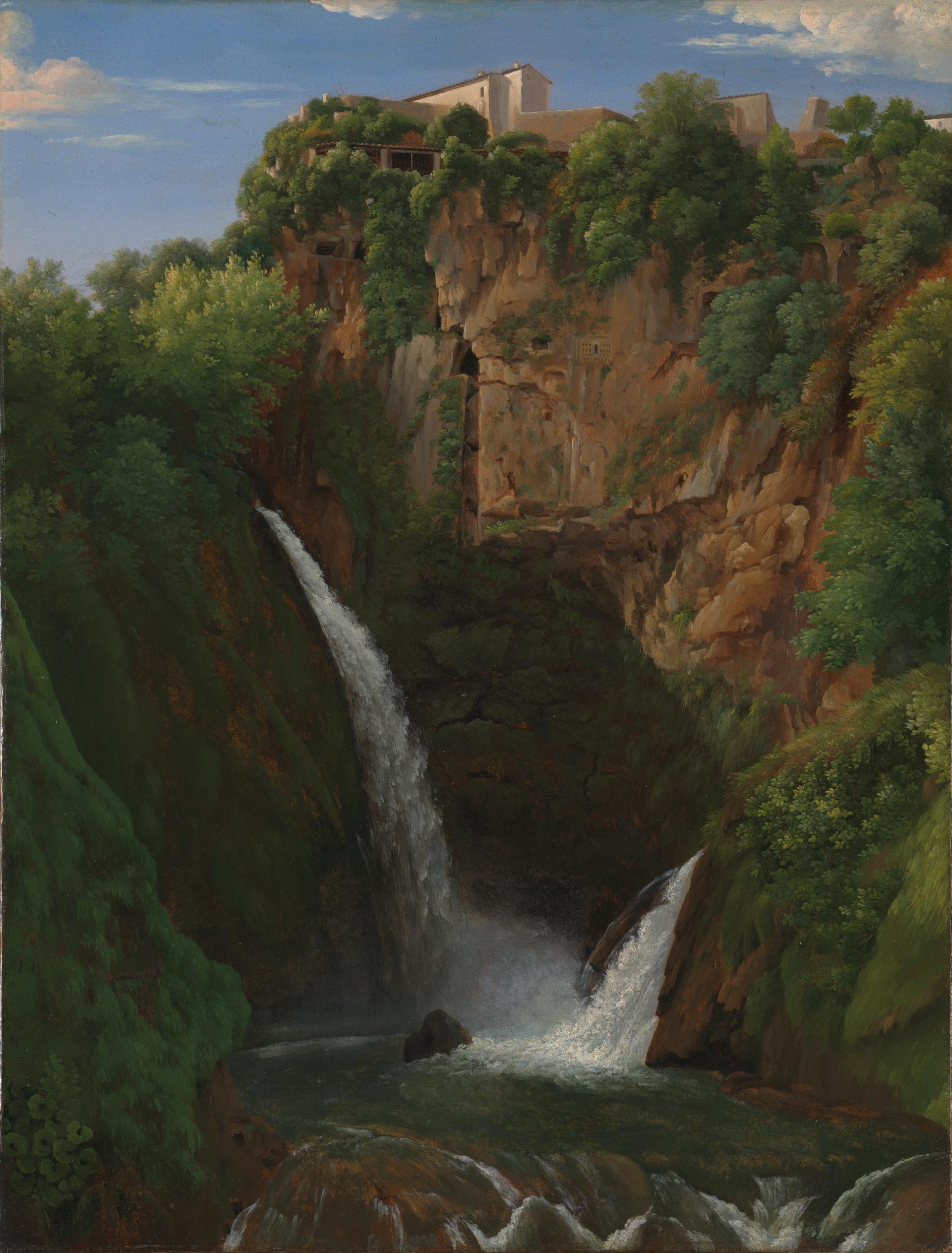 A View of Tivoli Cascade by Jean Joseph Xavier Bidauld