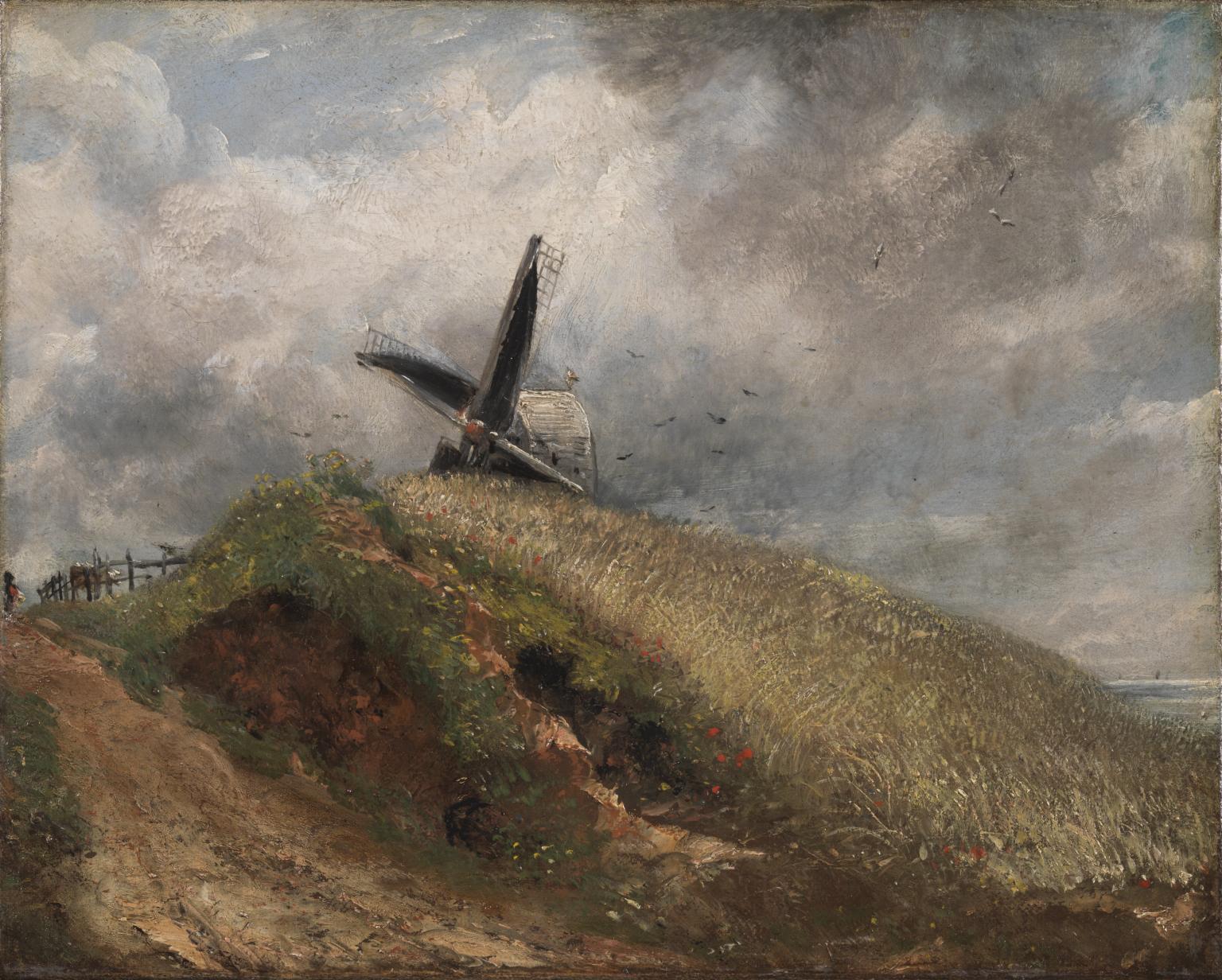 A Windmill near Brighton by John Constable