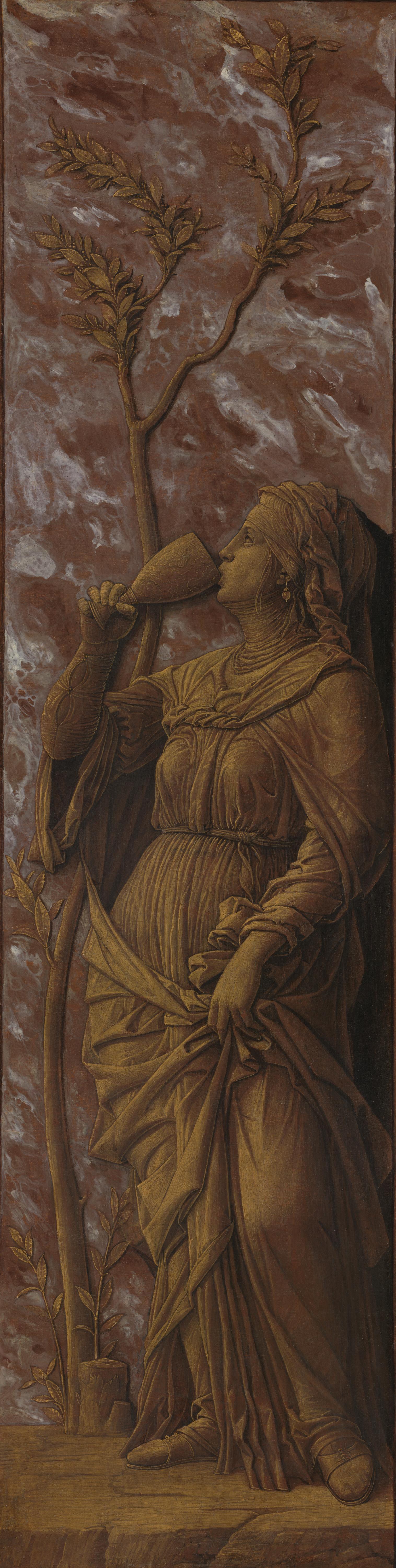 A Woman Drinking by Andrea Mantegna