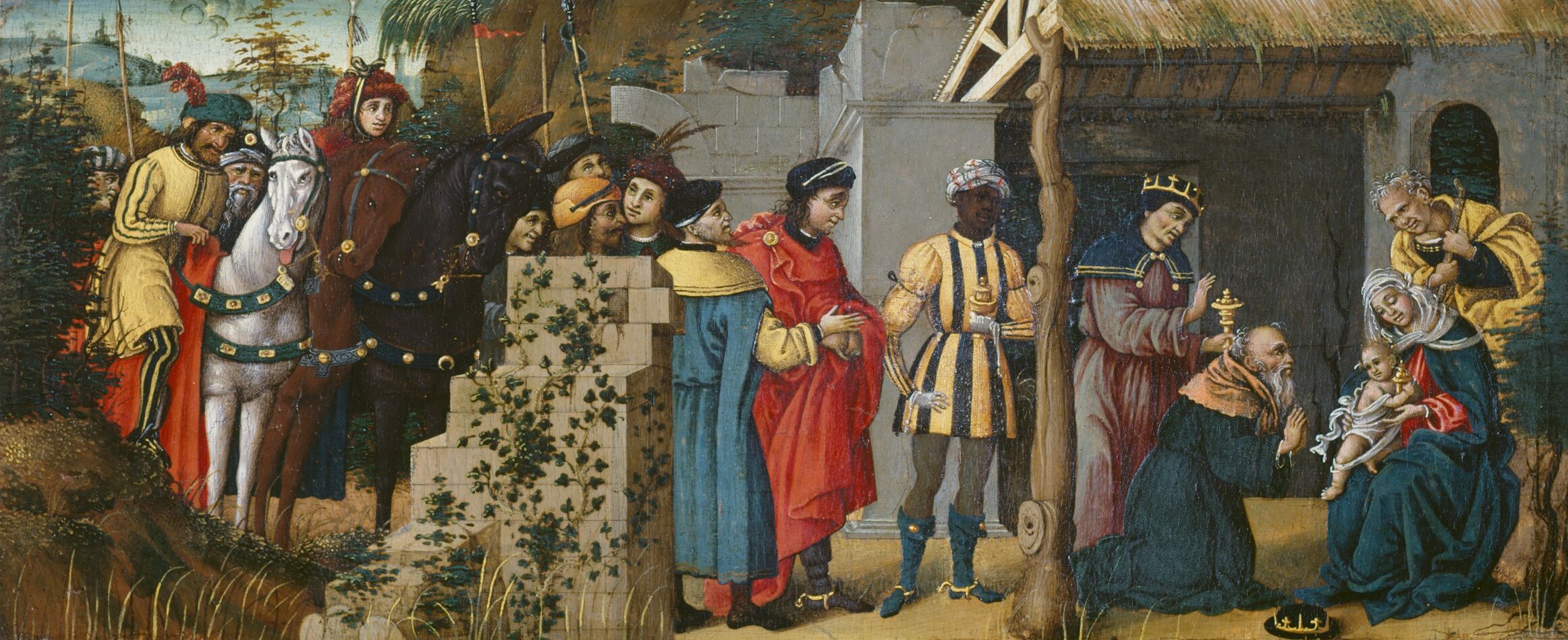 Adoration of the Magi by Michelangelo di Pietro Mencherini (Artists)act.(Life dates)