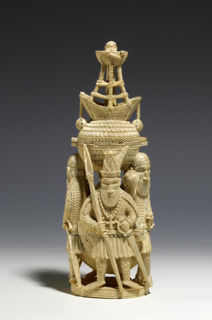 Afro-Portuguese Ivories: salt-cellar