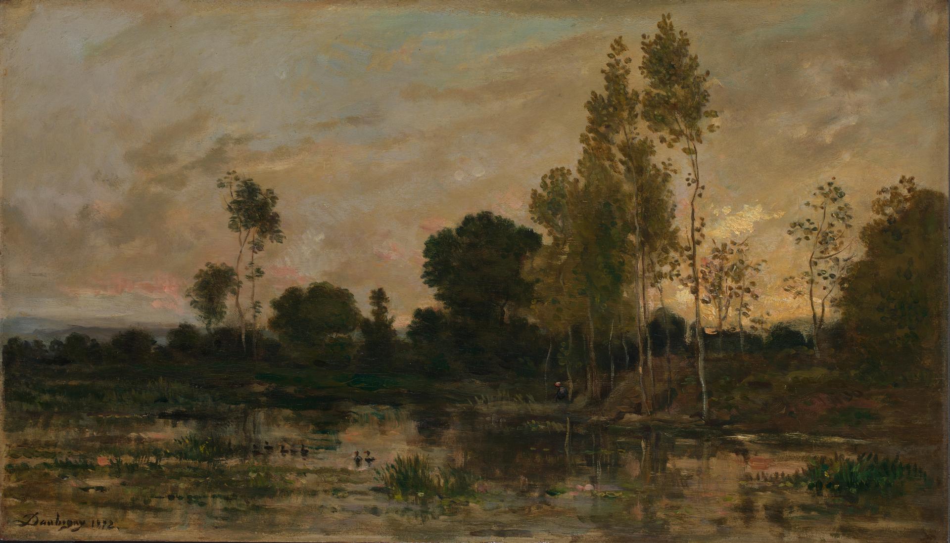 Alders by Charles-François Daubigny