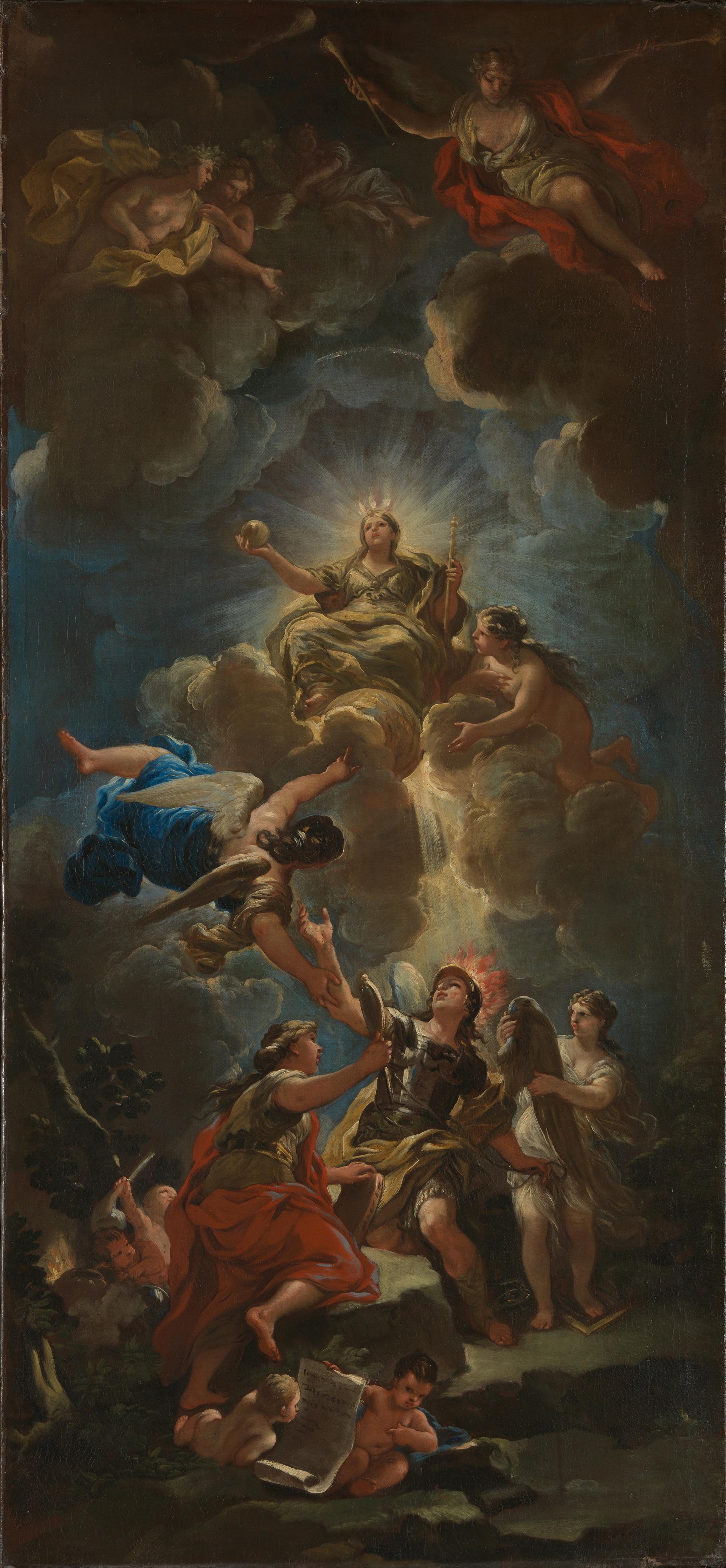 Allegory of Divine Wisdom by Luca Giordano
