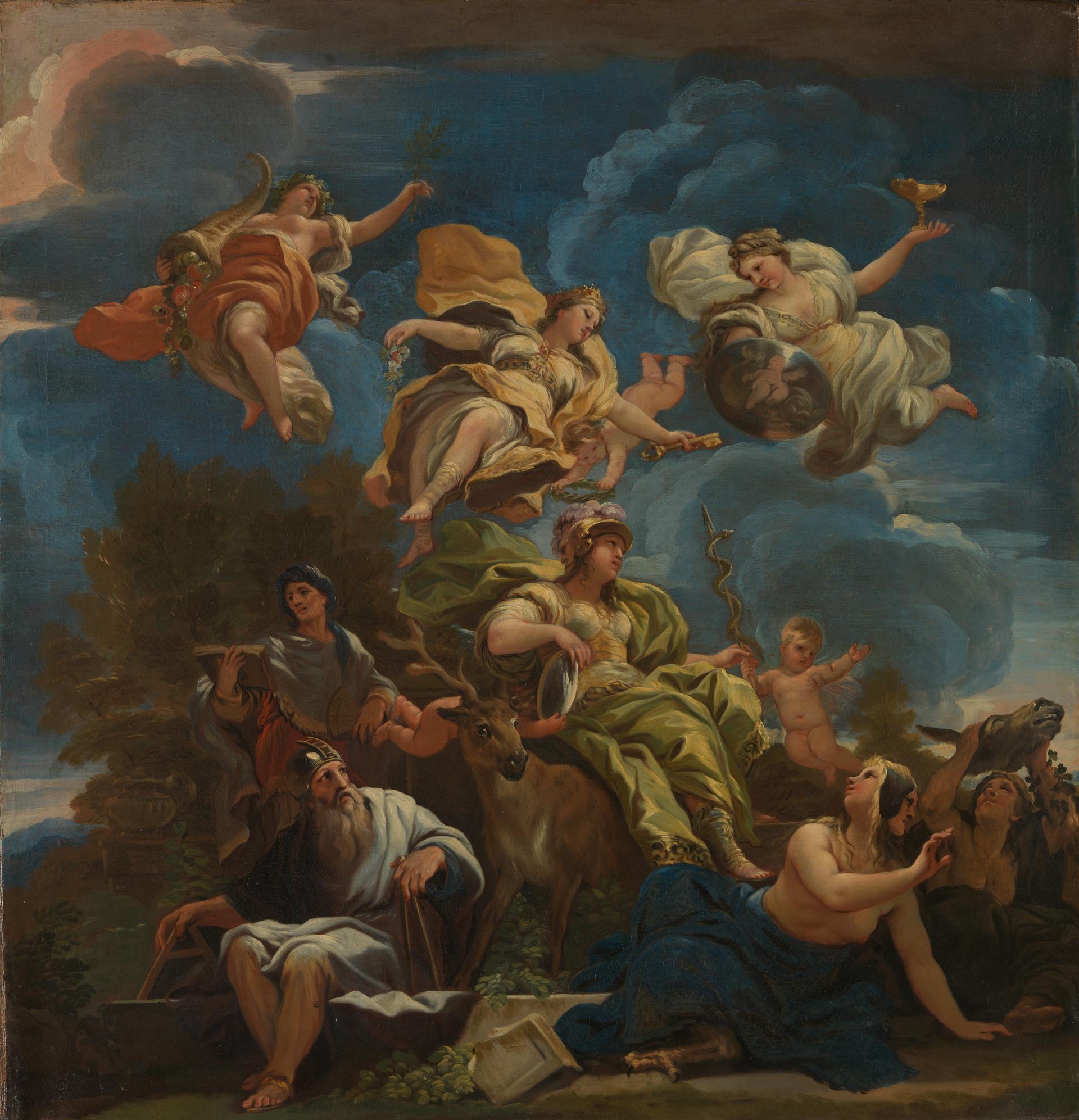 Allegory of Prudence by Luca Giordano