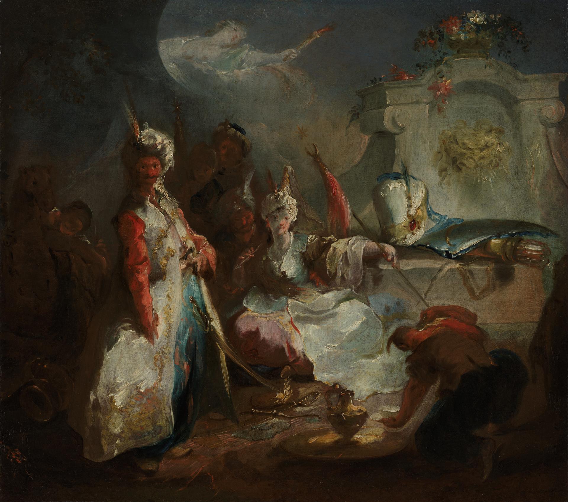 Allegory of the Continent of Asia by Franz Anton Maulbertsch