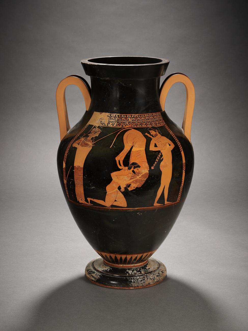 Amphora with Herakles