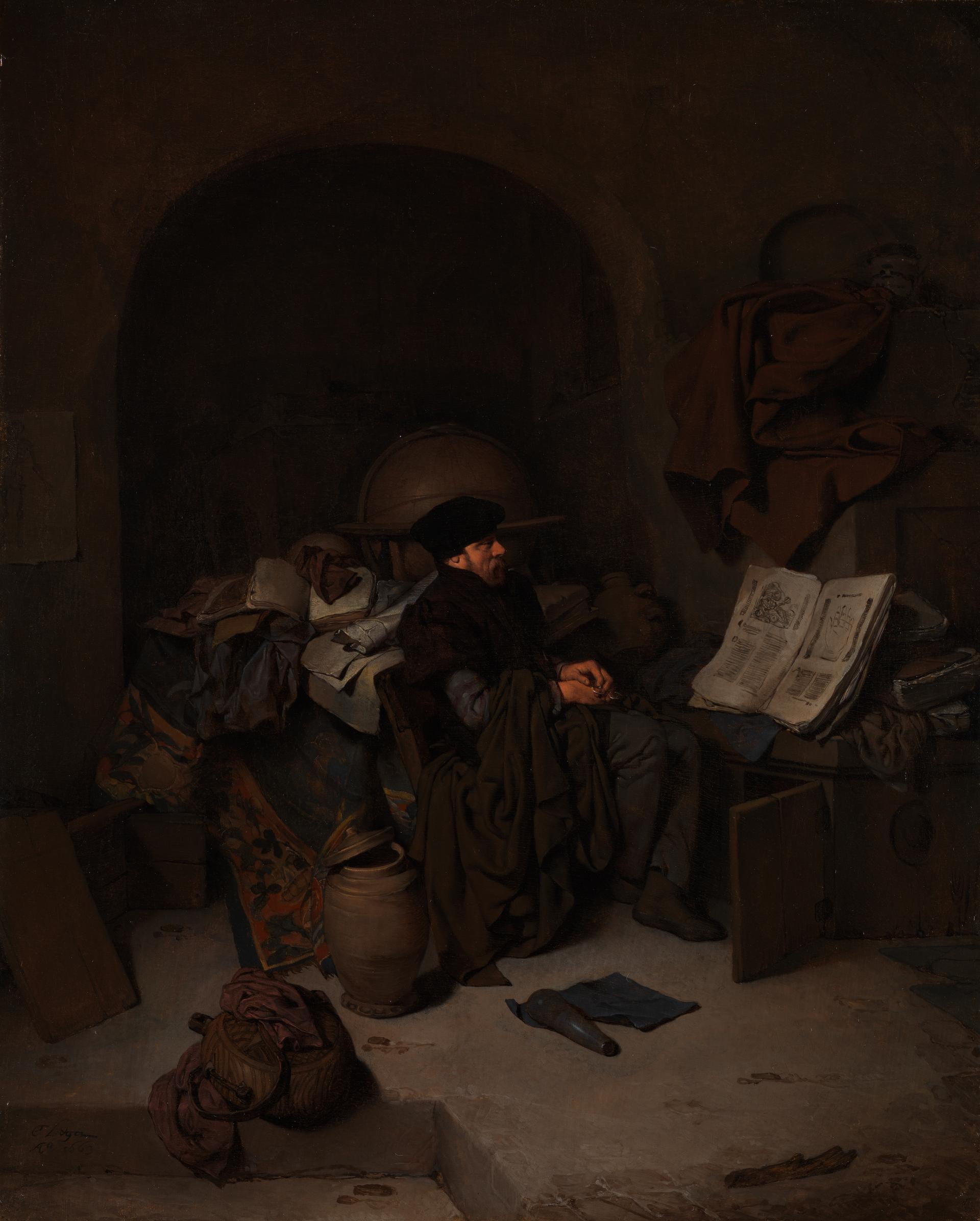 An Astrologer by Cornelis Bega