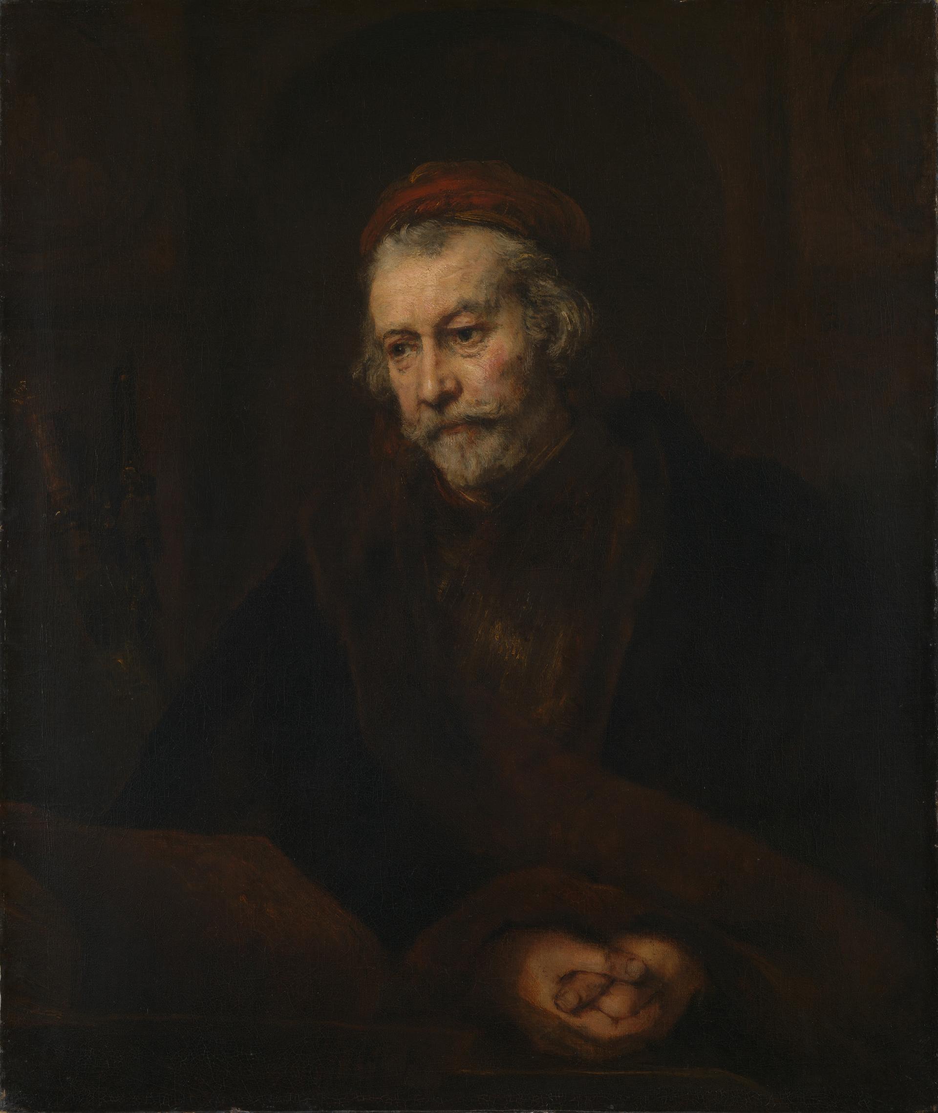 An Elderly Man as Saint Paul by Rembrandt