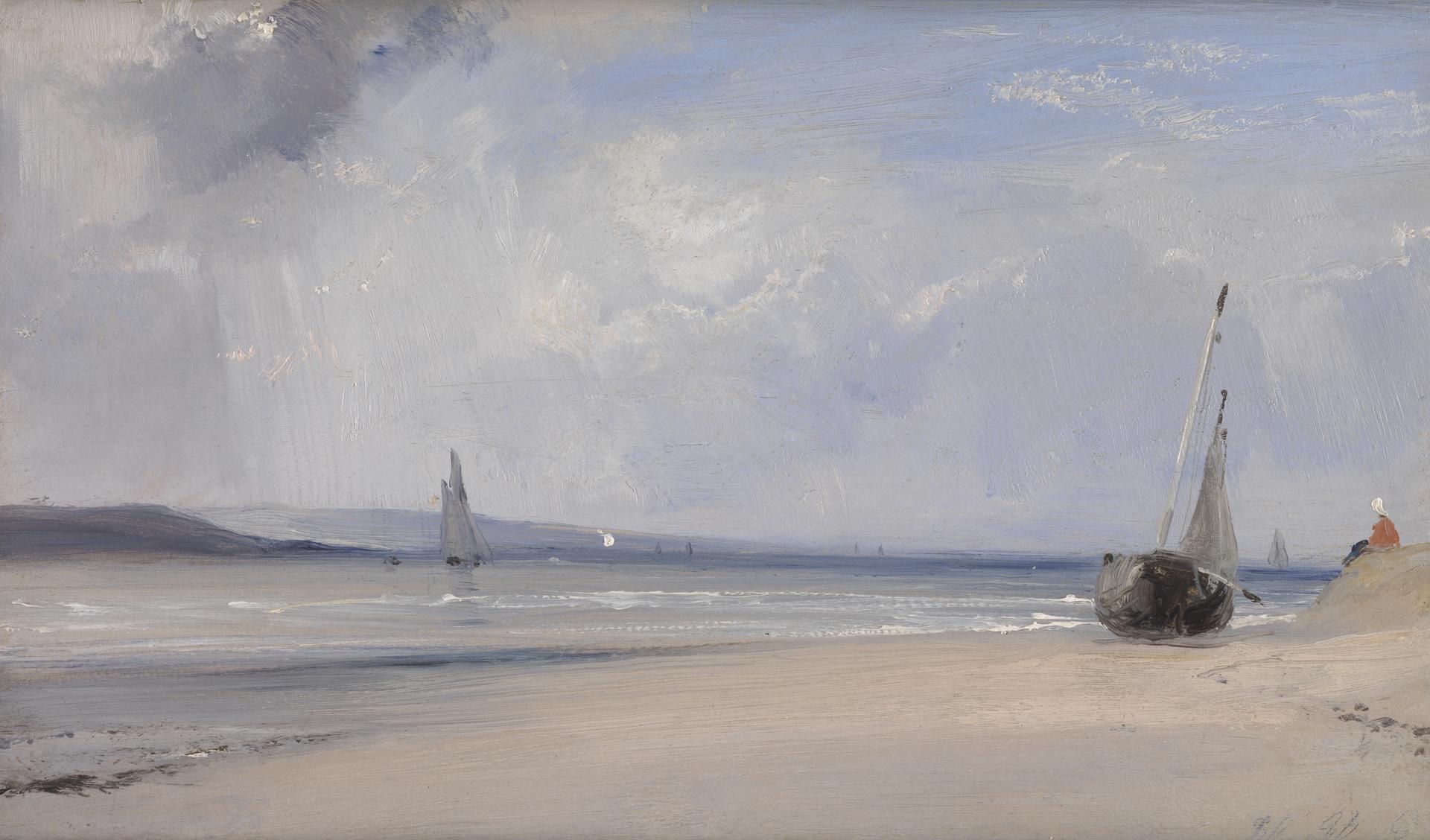 An Estuary in Northern France by Richard Parkes Bonington