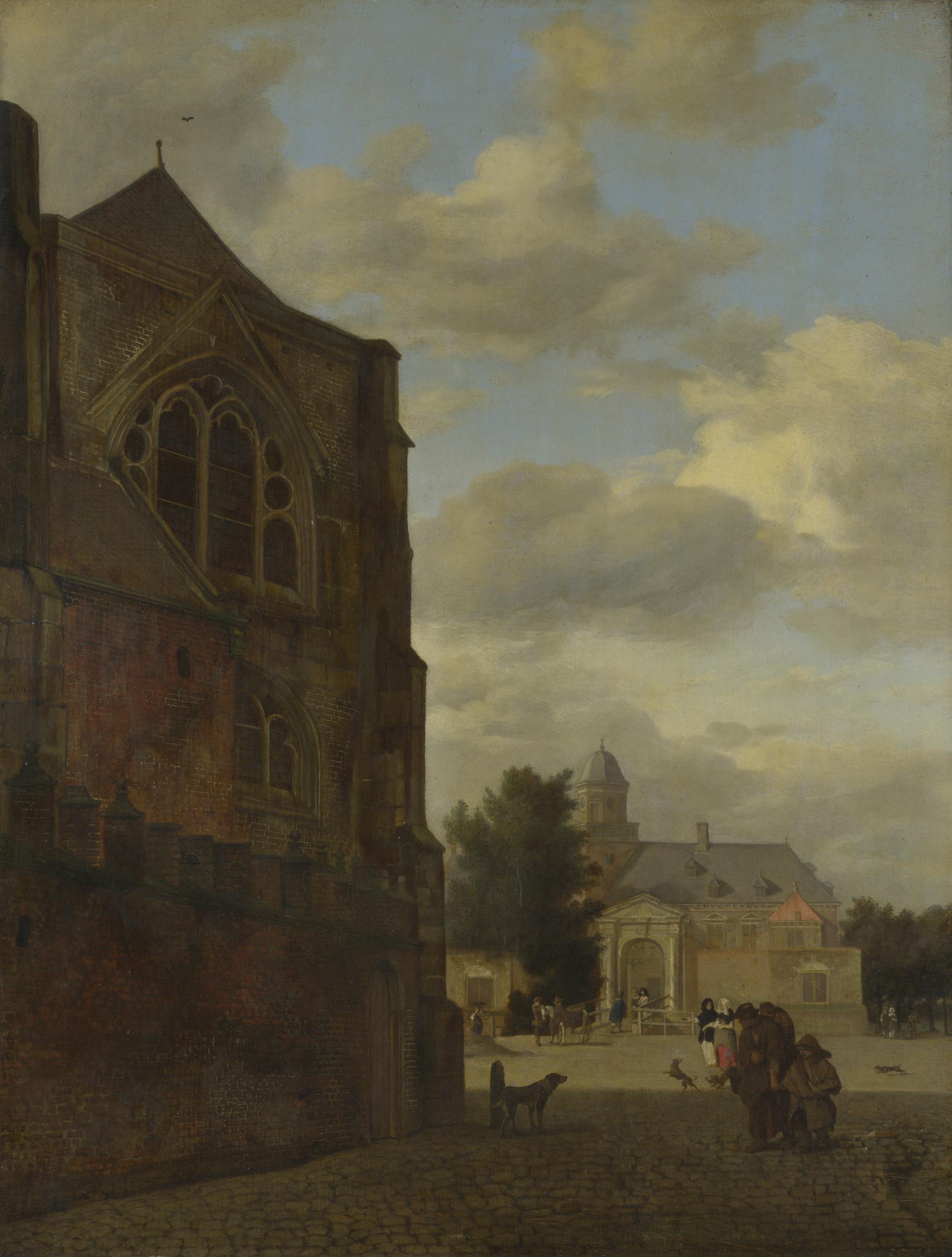 An Imaginary View of Nijenrode Castle by Jan van der Heyden