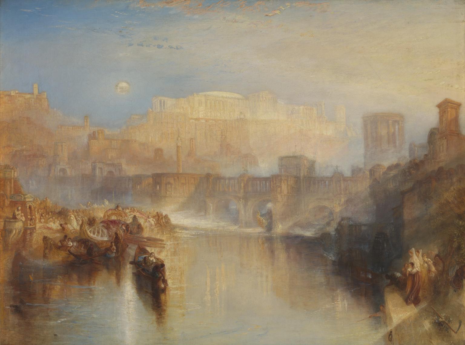 Ancient Rome; Agrippina Landing with the Ashes of Germanicus by Joseph Mallord William Turner