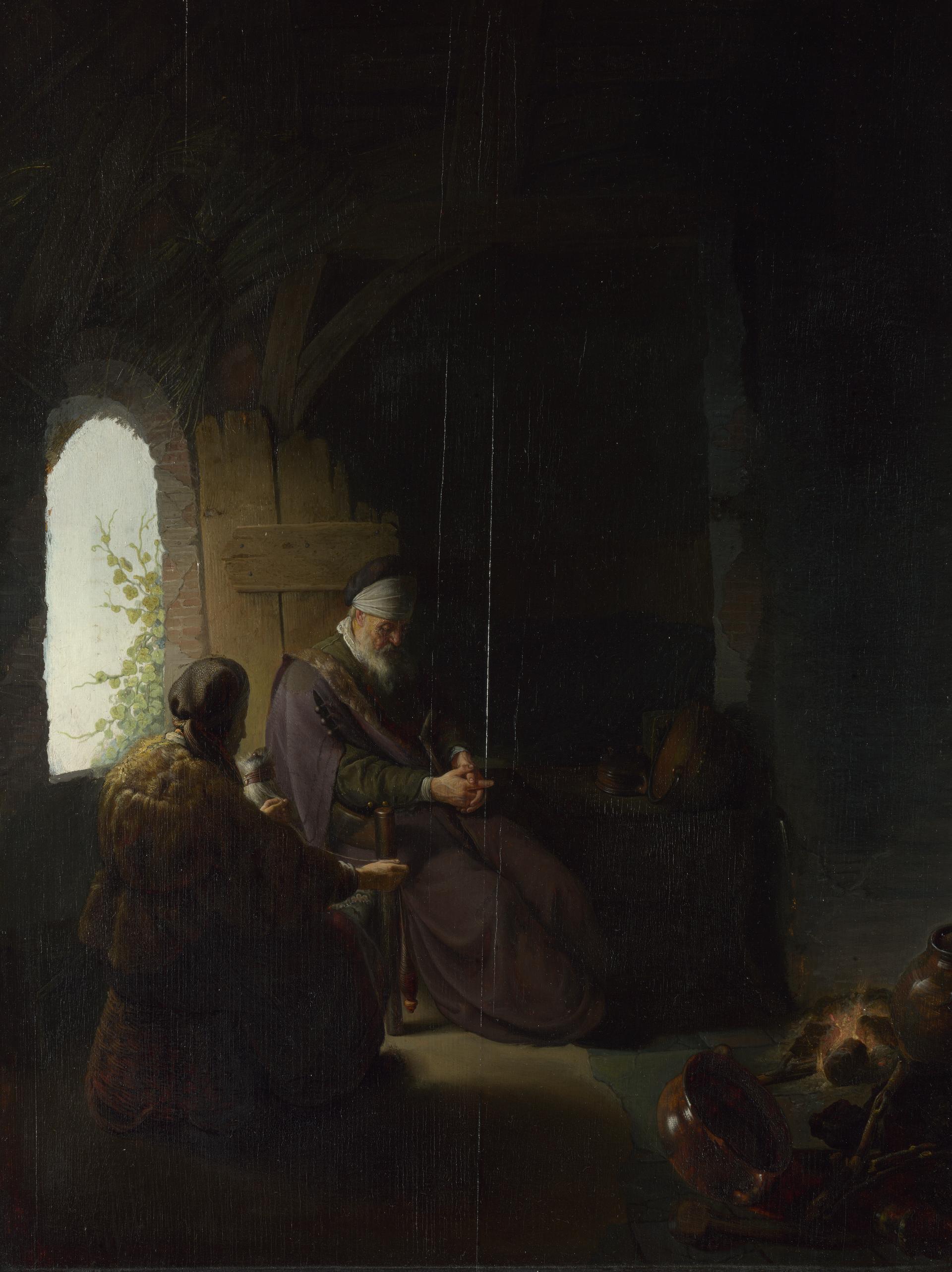 Anna and the Blind Tobit by Rembrandt