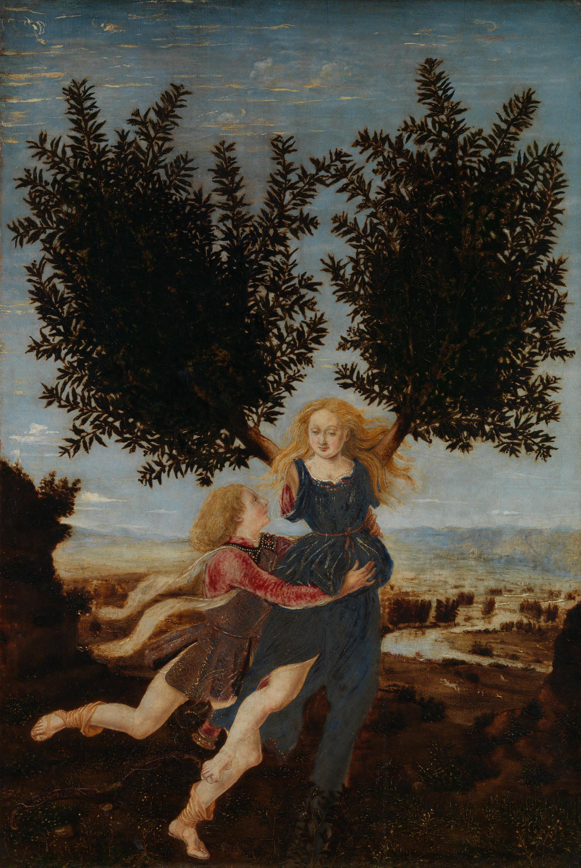 Apollo and Daphne by Piero del Pollaiuolo