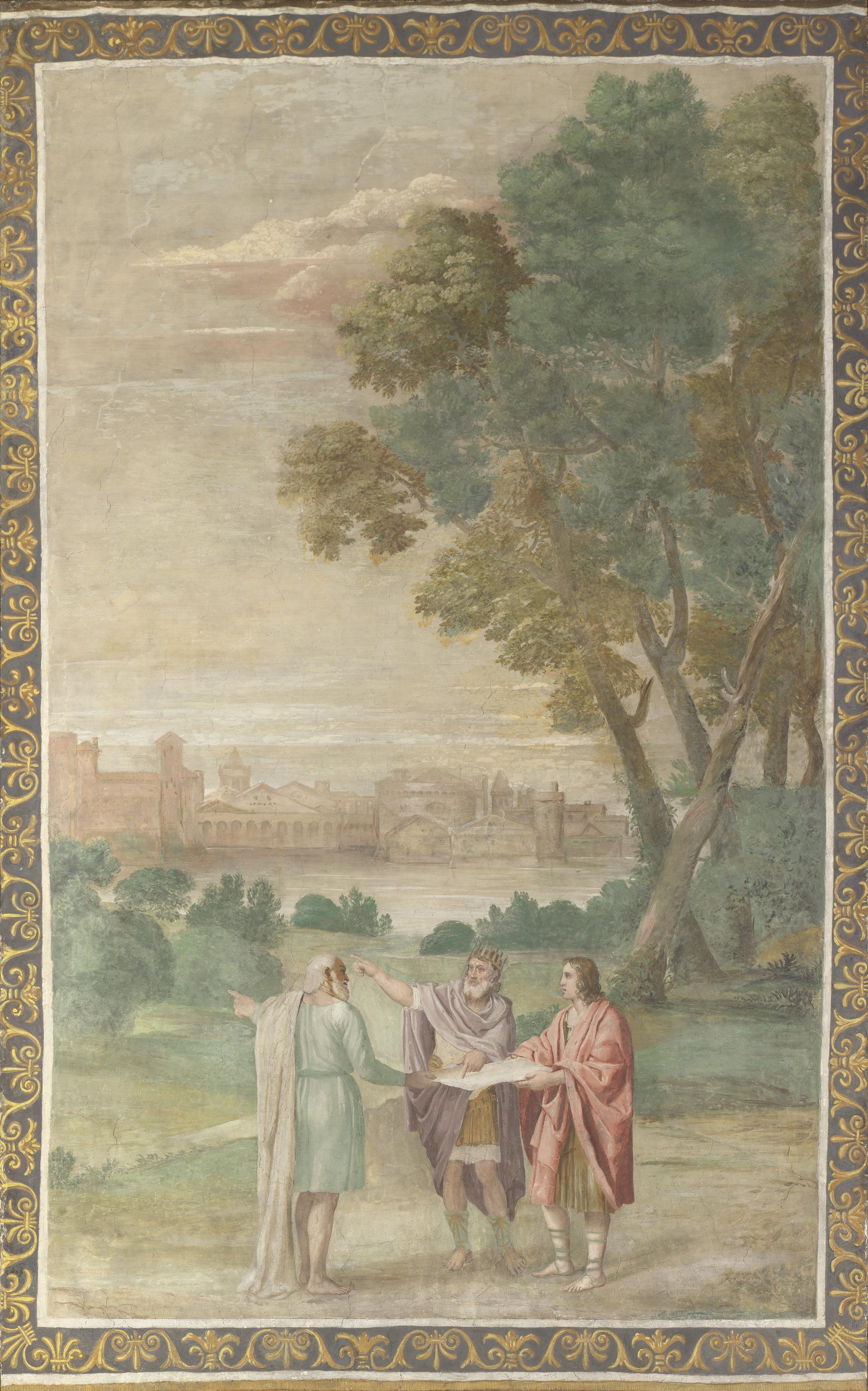 Apollo and Neptune advising Laomedon by Domenichino