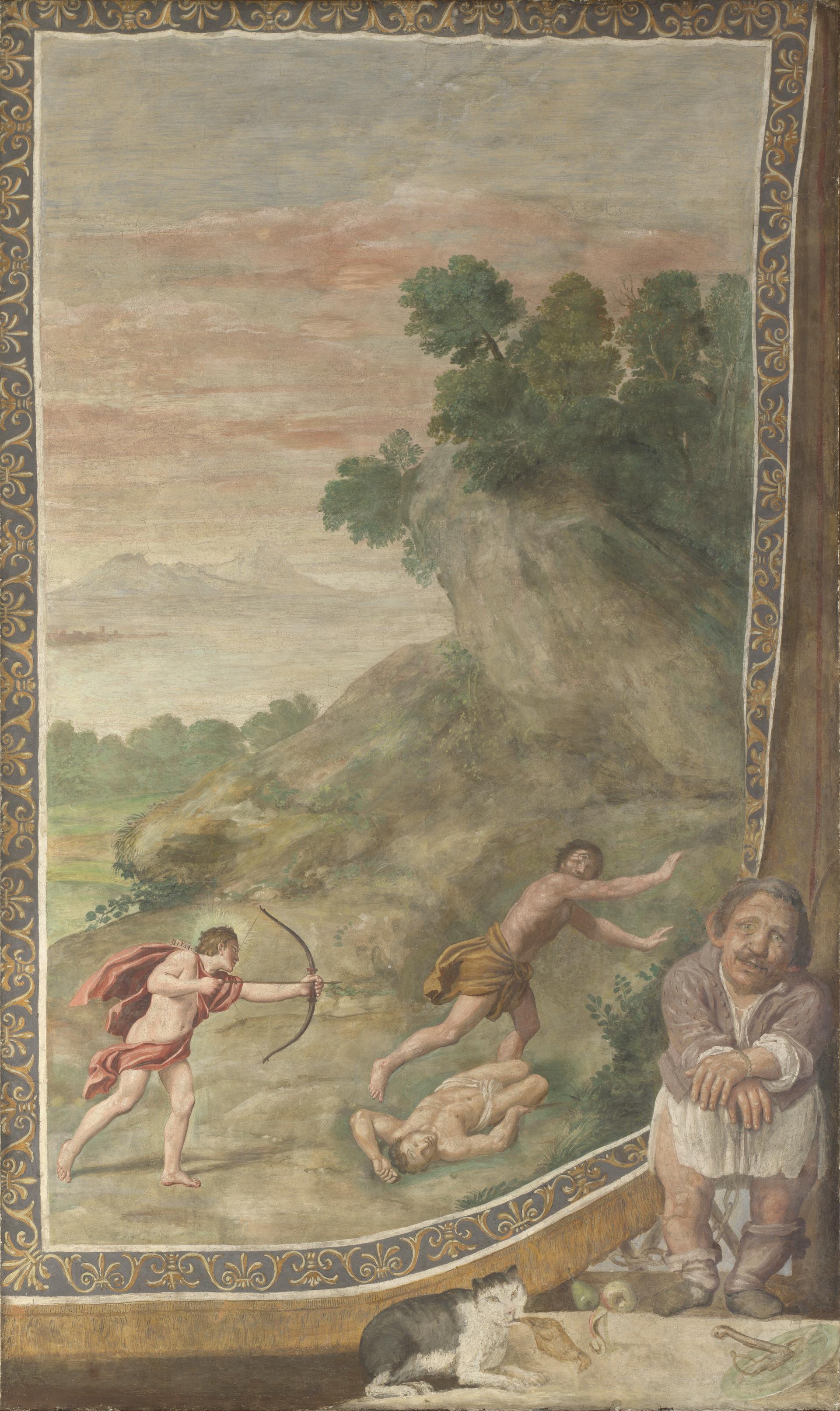 Apollo killing the Cyclops by Domenichino
