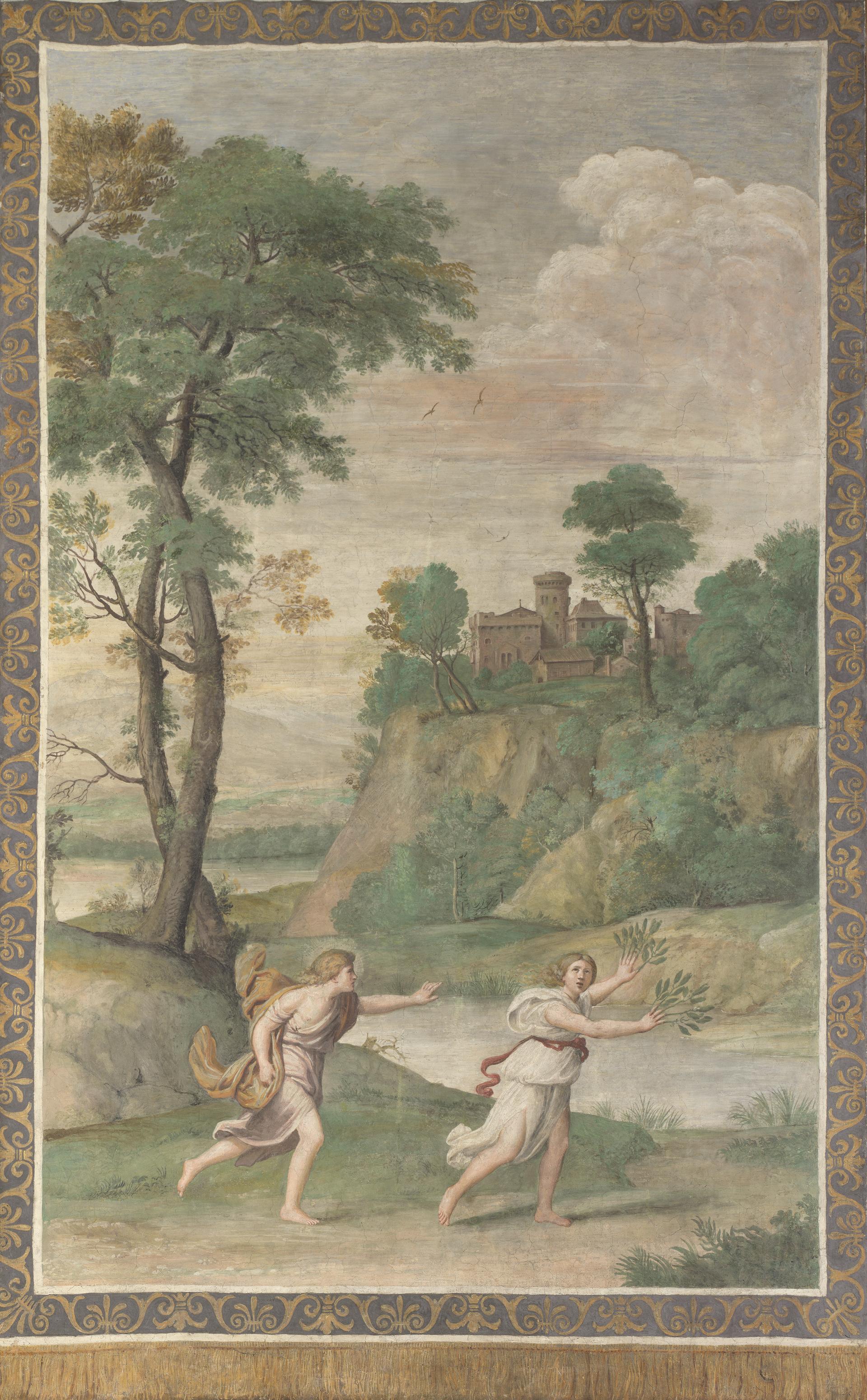 Apollo pursuing Daphne by Domenichino