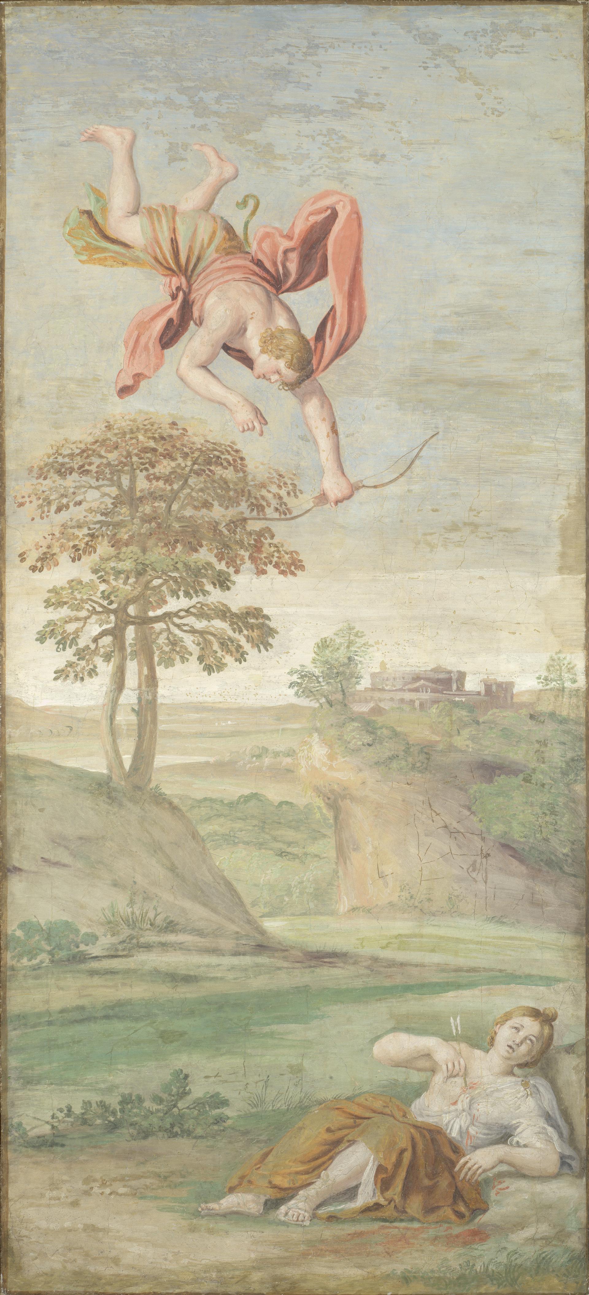 Apollo slaying Coronis by Domenichino