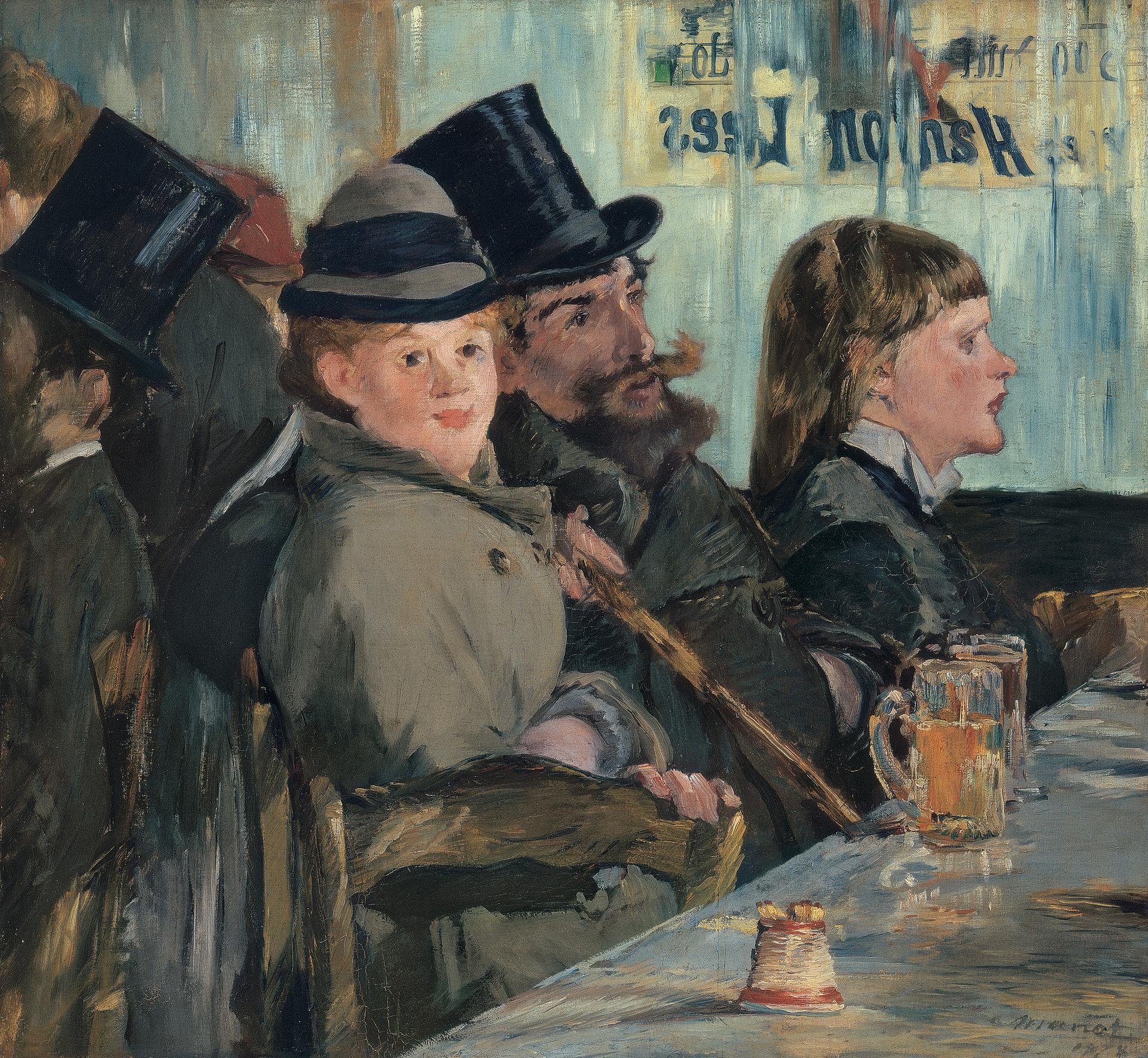 At the Café by Edouard Manet