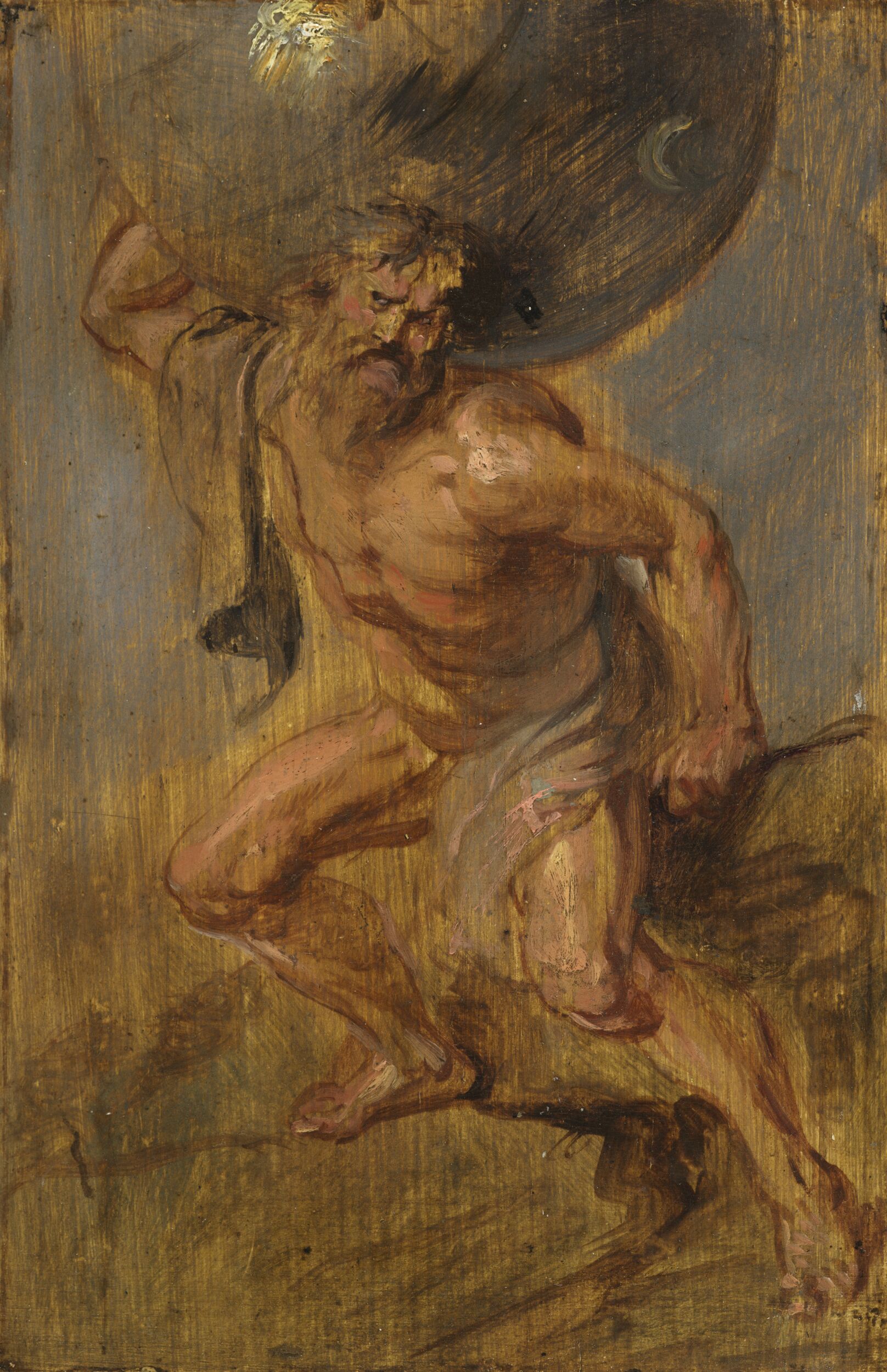Atlas supporting the Heavens by Peter Paul Rubens