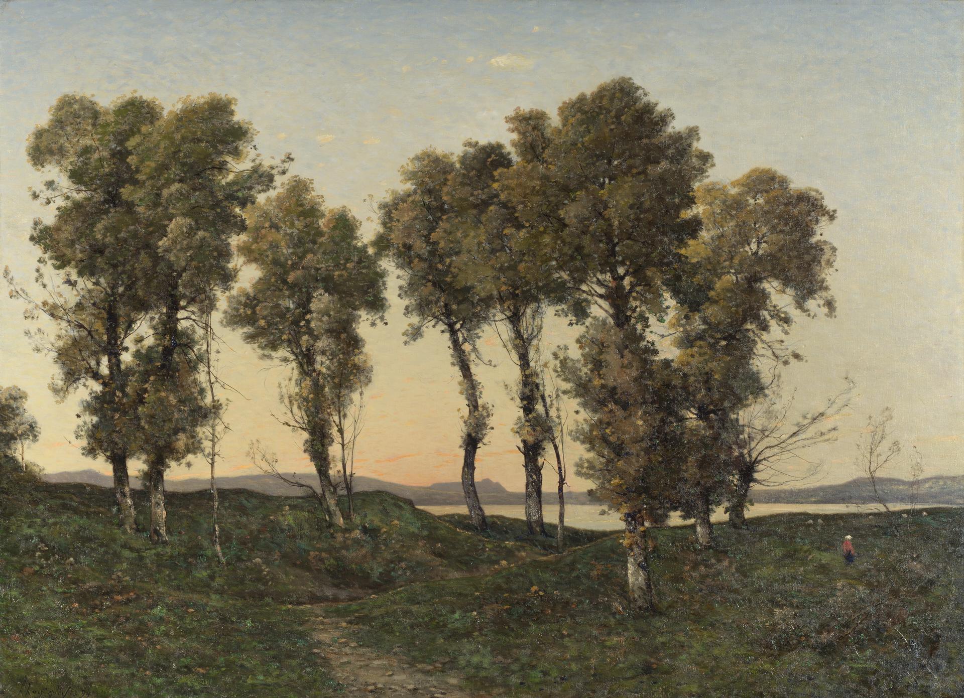 Autumn Evening by Henri-Joseph Harpignies