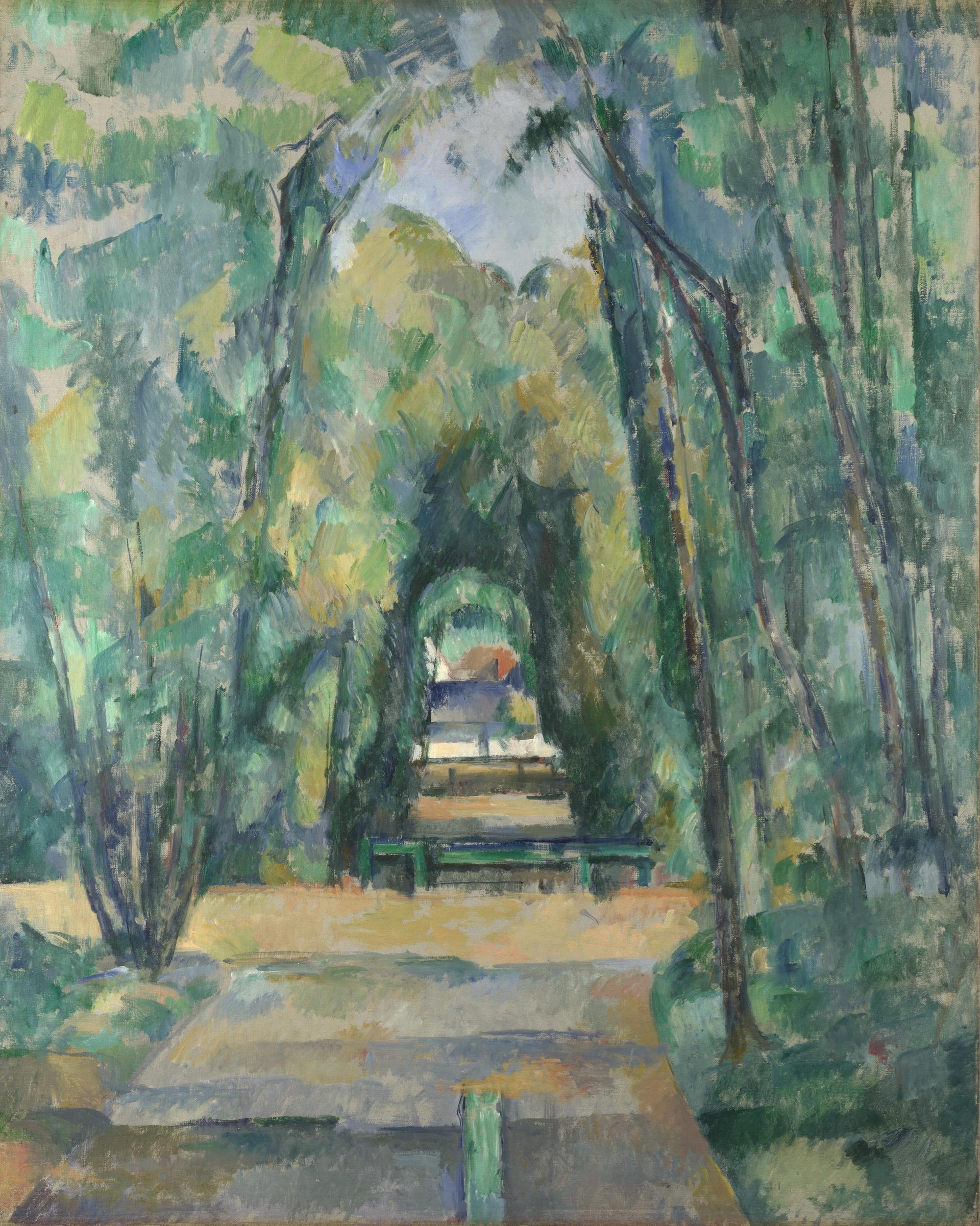 Avenue at Chantilly by Paul Cezanne