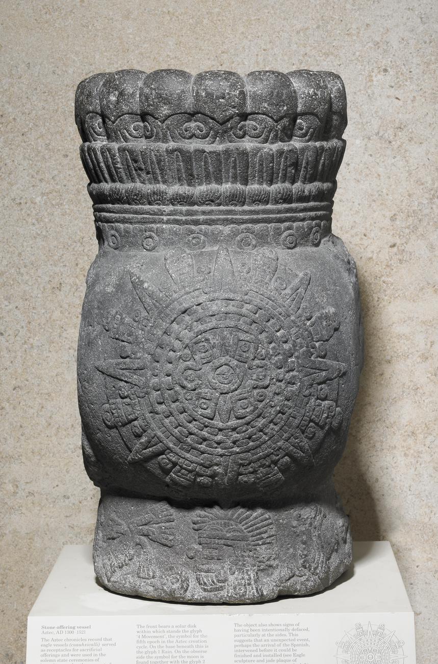 Aztec cuauhxicalli