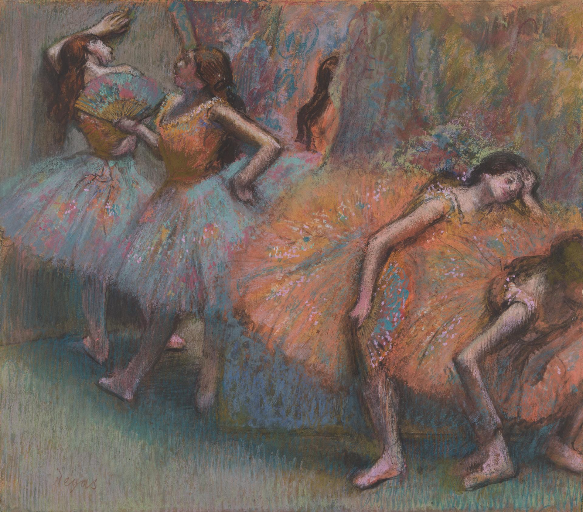 Ballet Dancers by Hilaire-Germain-Edgar Degas