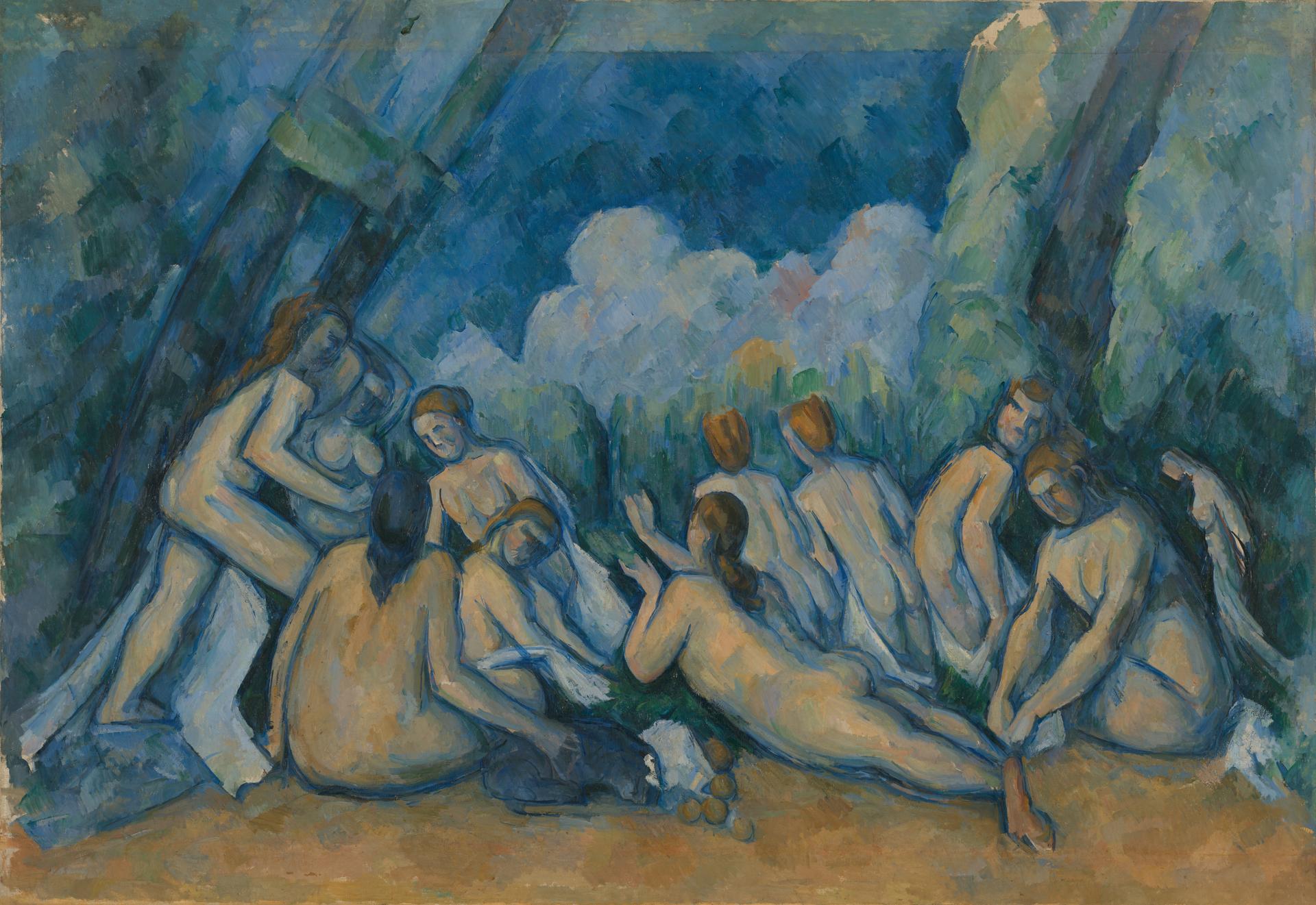Bathers (Les Grandes Baigneuses) by Paul Cezanne