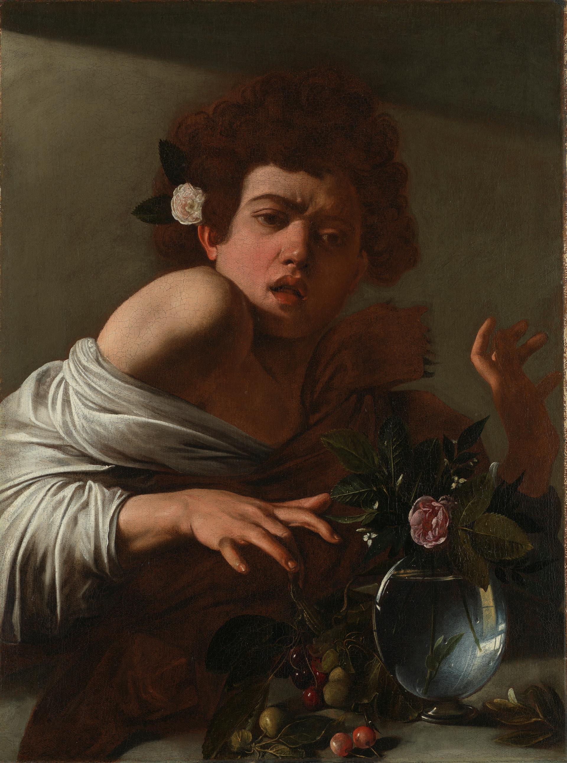 Boy bitten by a Lizard by Michelangelo Merisi da Caravaggio