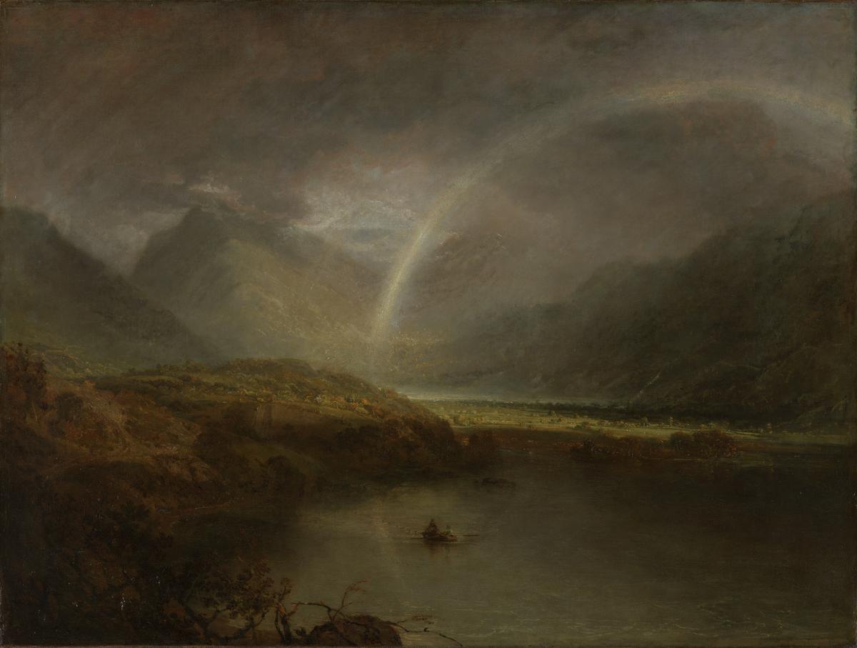 Buttermere Lake, with Part of Cromackwater, Cumberland, a Shower by Joseph Mallord William Turner
