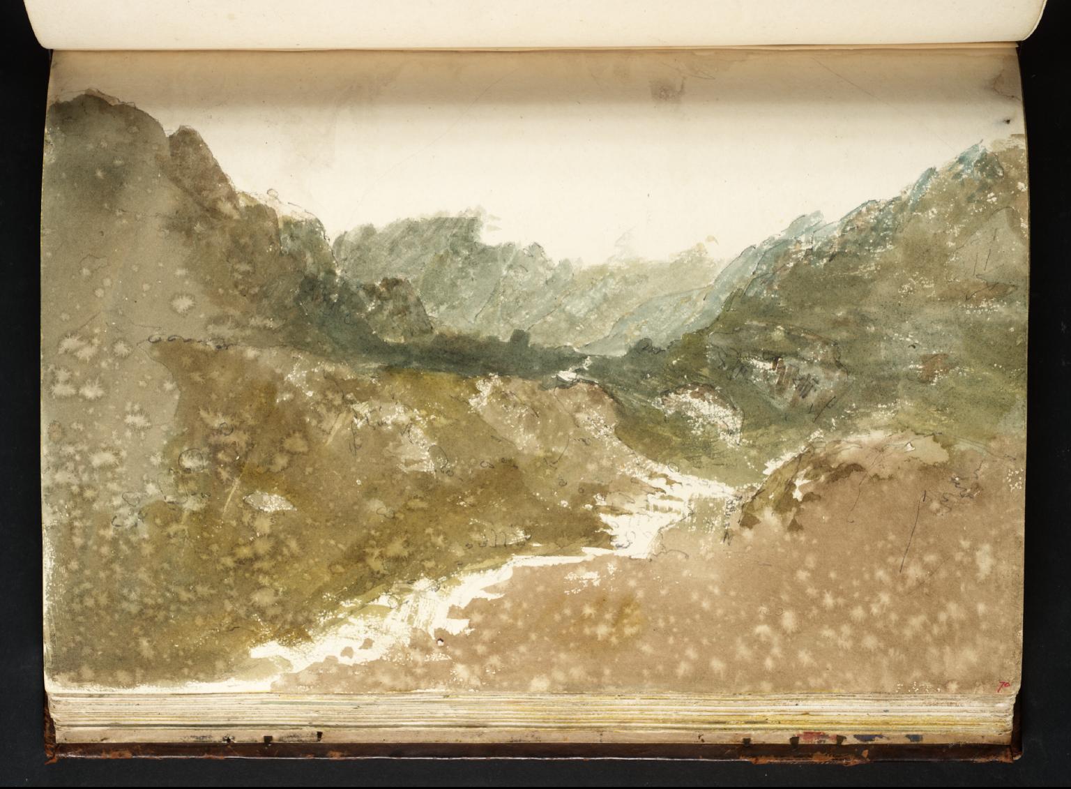 Cader Idris: A Stream among Rocks near the Summit by Joseph Mallord William Turner