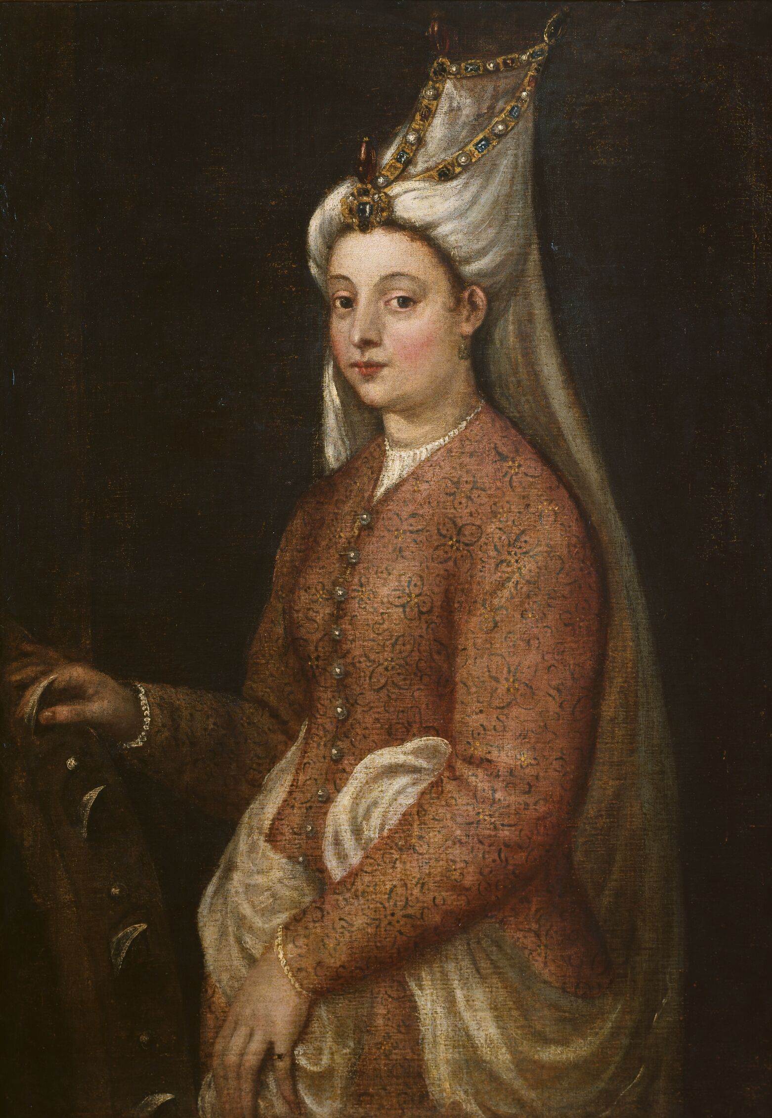 Cameria, daughter of Suleiman the Magnificent, as Saint Catherine by Titian