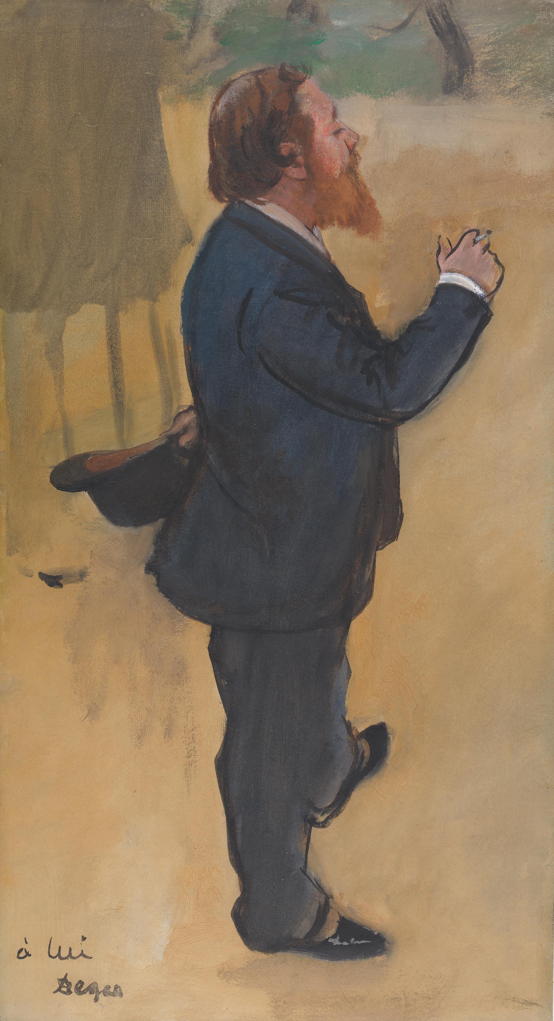 Carlo Pellegrini by Hilaire-Germain-Edgar Degas